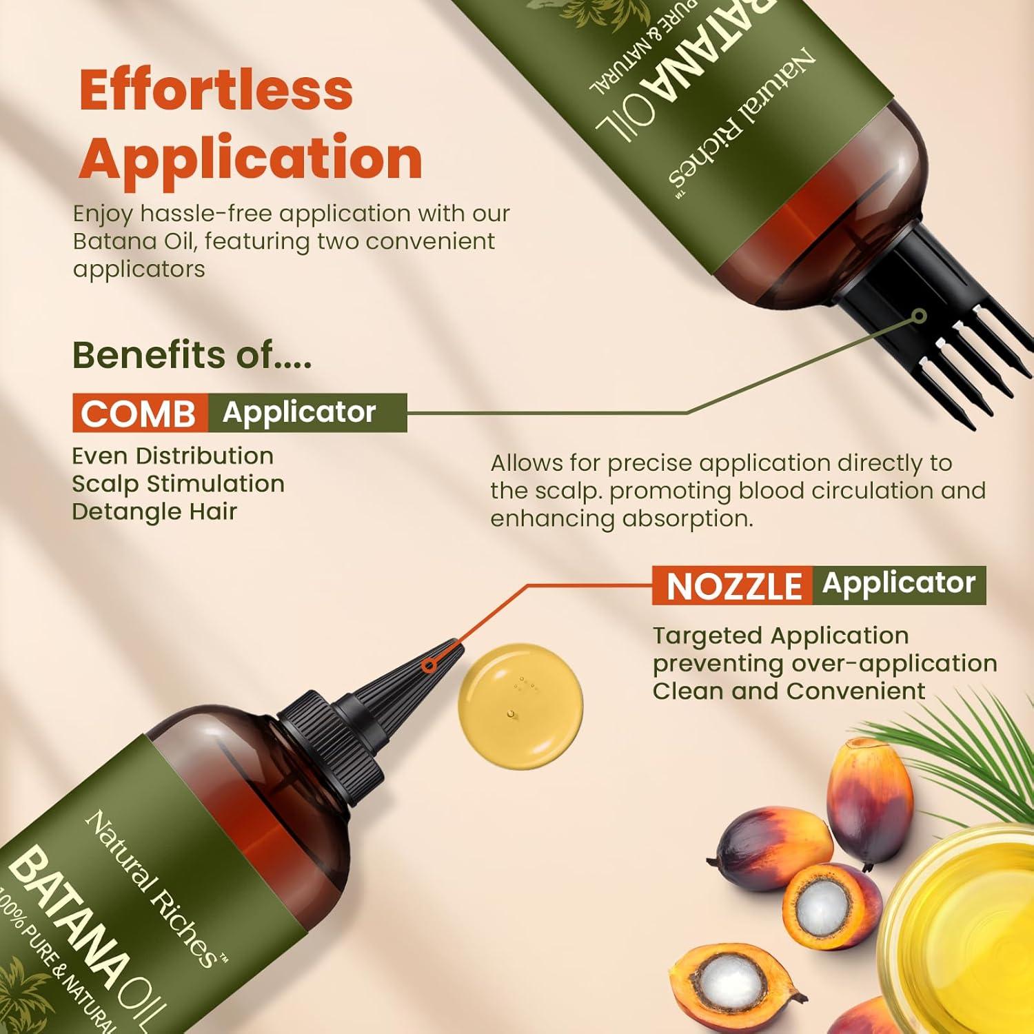 Aceite de Batana Natural Riches 237 ml 100% Puro para Cabello