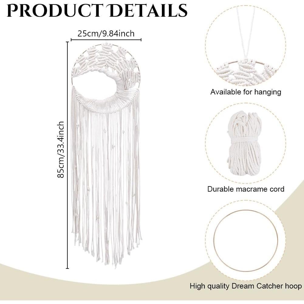 Kit de Macramé FREEBLOSS Árbol de la Vida - Decoración Boho