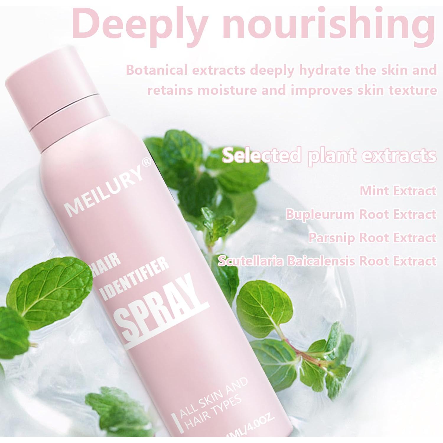 Spray Identificador de Vello Facial Meilury 149g - Hidratante y Cuidado de Piel