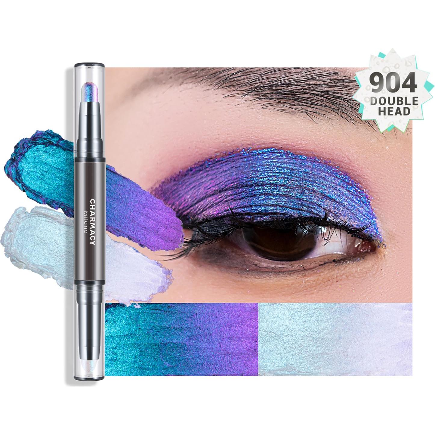 Sombra de Ojos en Crema Multicromo CHARMACY 2 en 1 Color 904