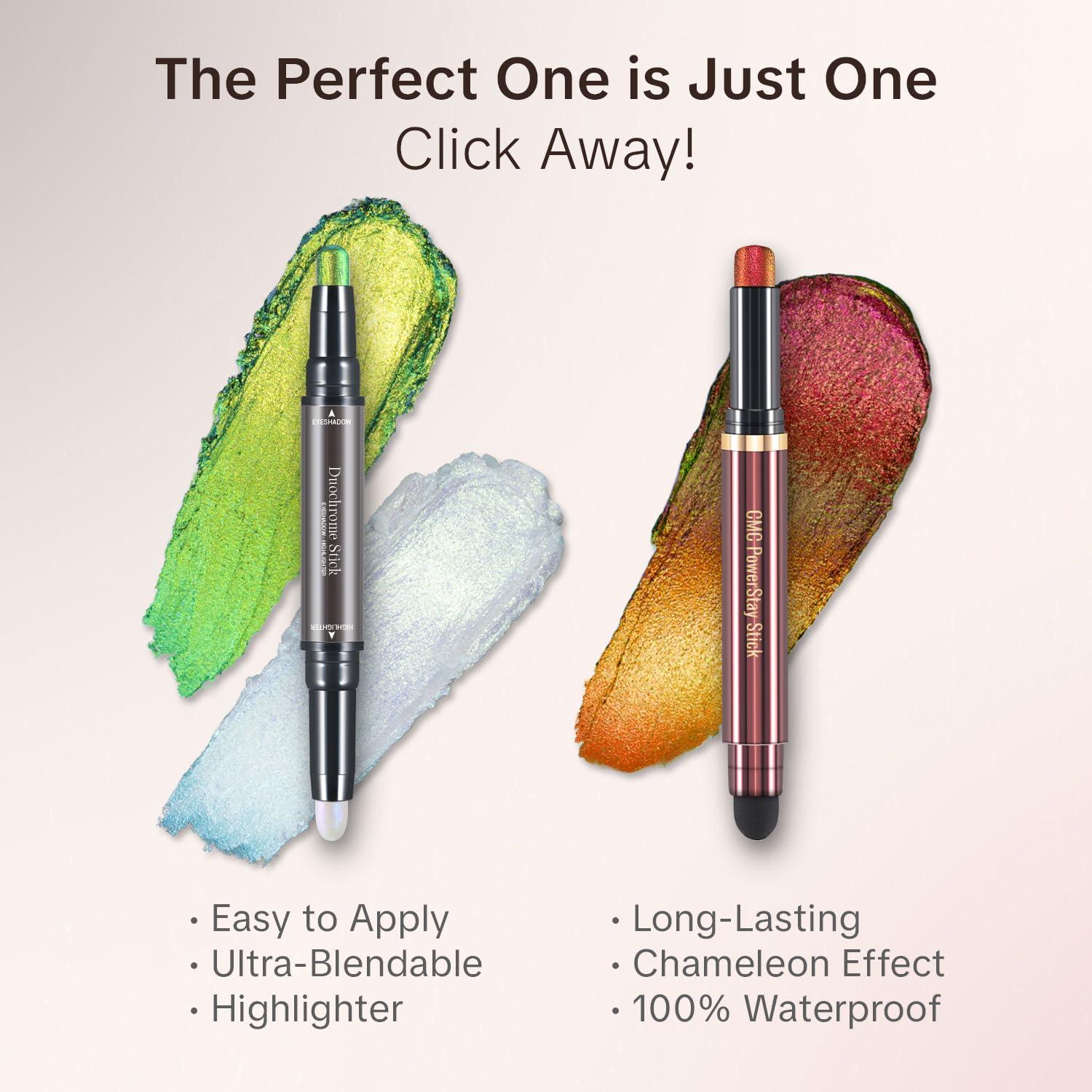 Sombra de Ojos en Crema Multicromo CHARMACY 2 en 1 Color 904