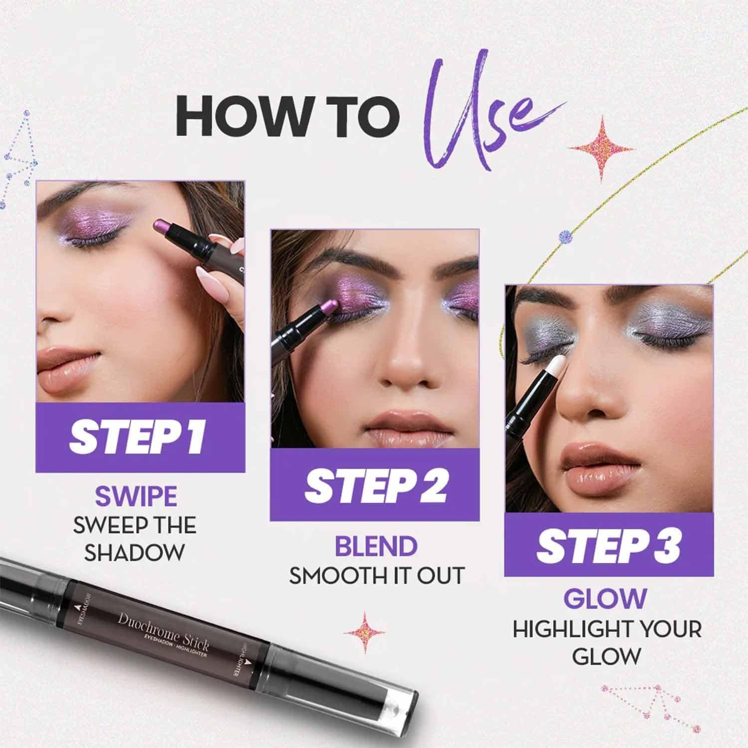 Sombra de Ojos en Crema Multicromo CHARMACY 2 en 1 Color 904