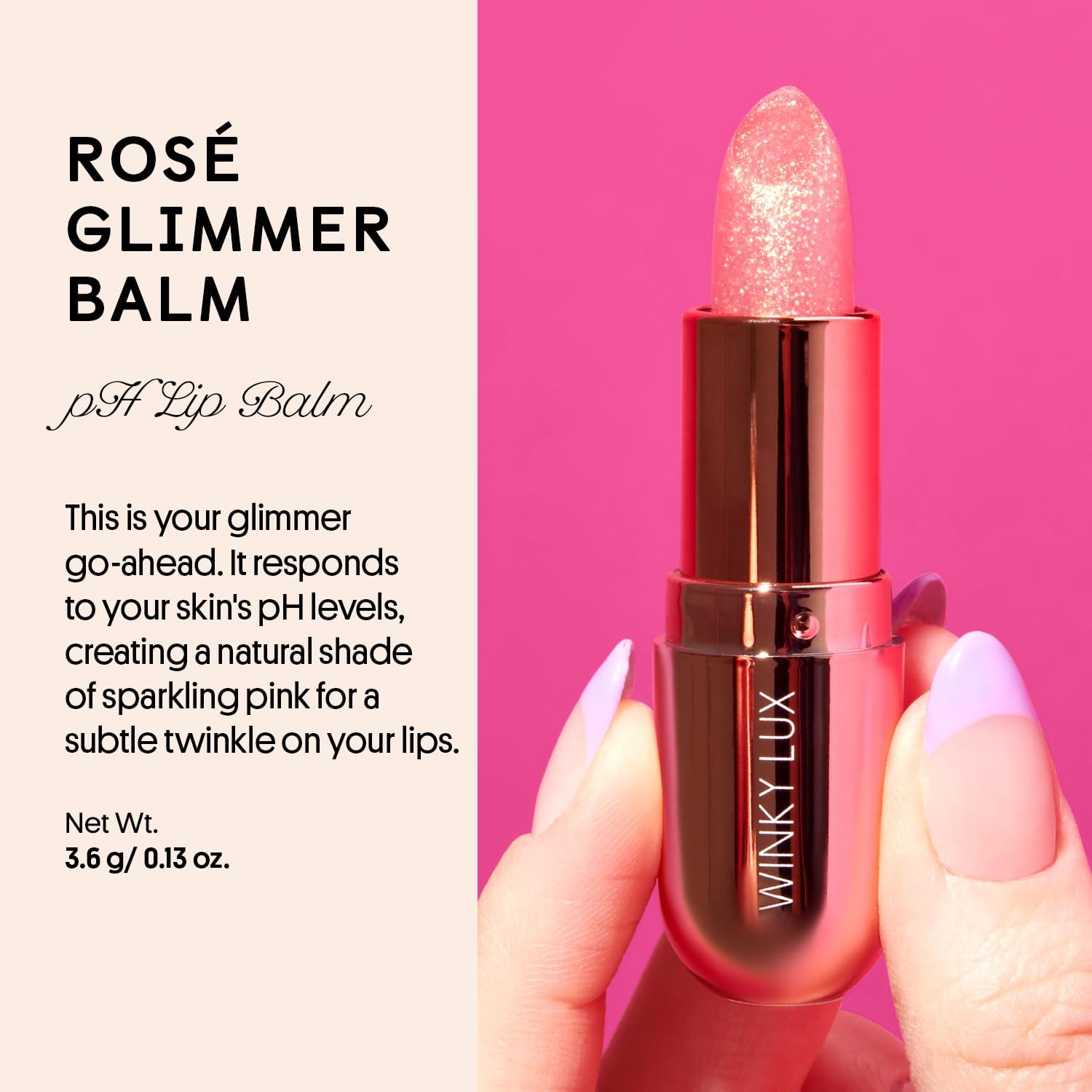 Bálsamo Labial Glimmer Winky Lux - Hidratante pH Rosado 3.6g