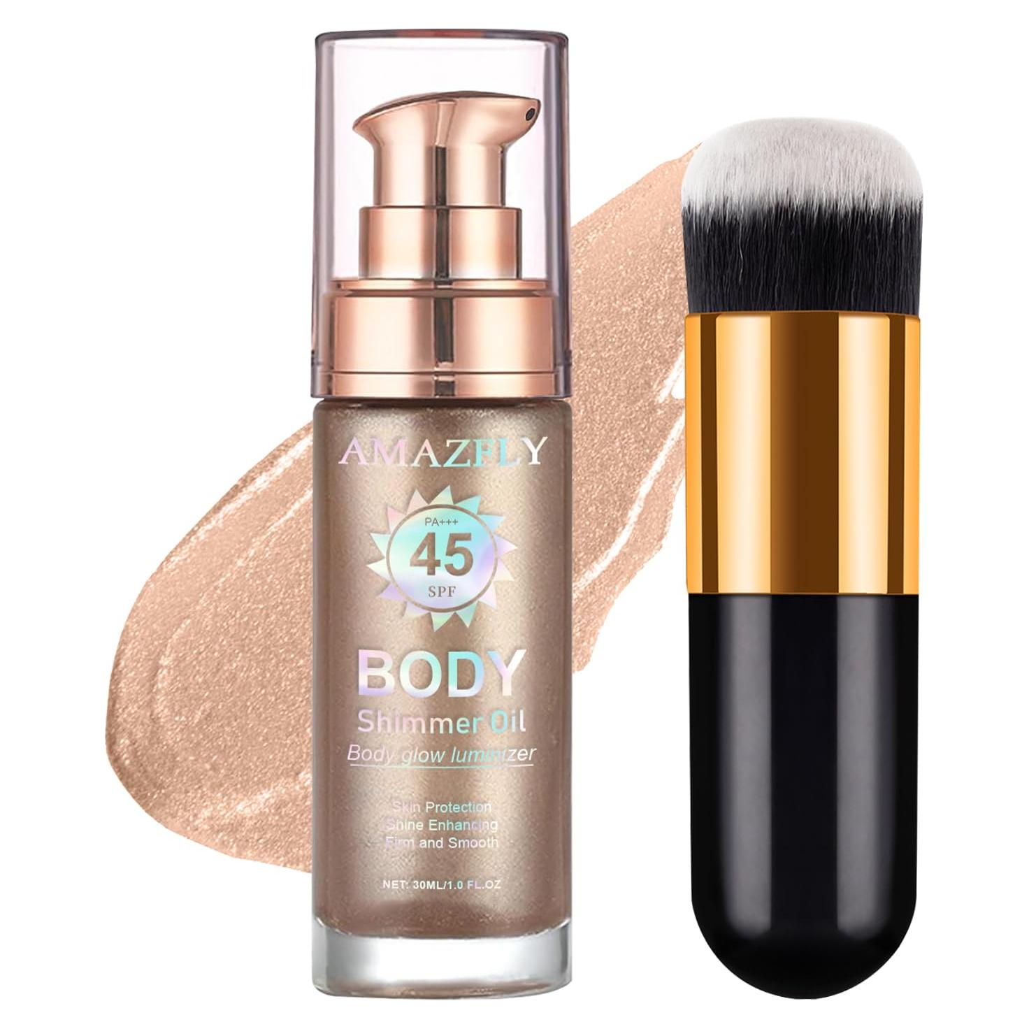 Aceite Corporal Brillante LemonSac SPF 45 132g Oro Rosa