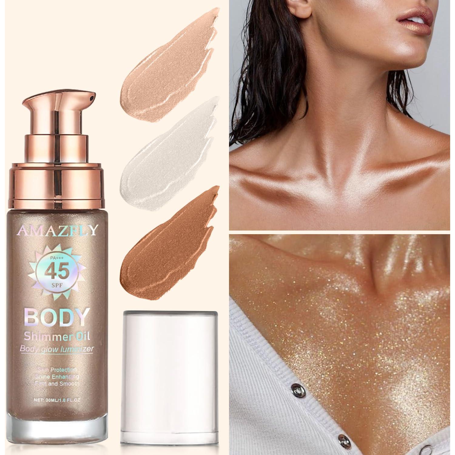 Aceite Corporal Brillante LemonSac SPF 45 132g Oro Rosa