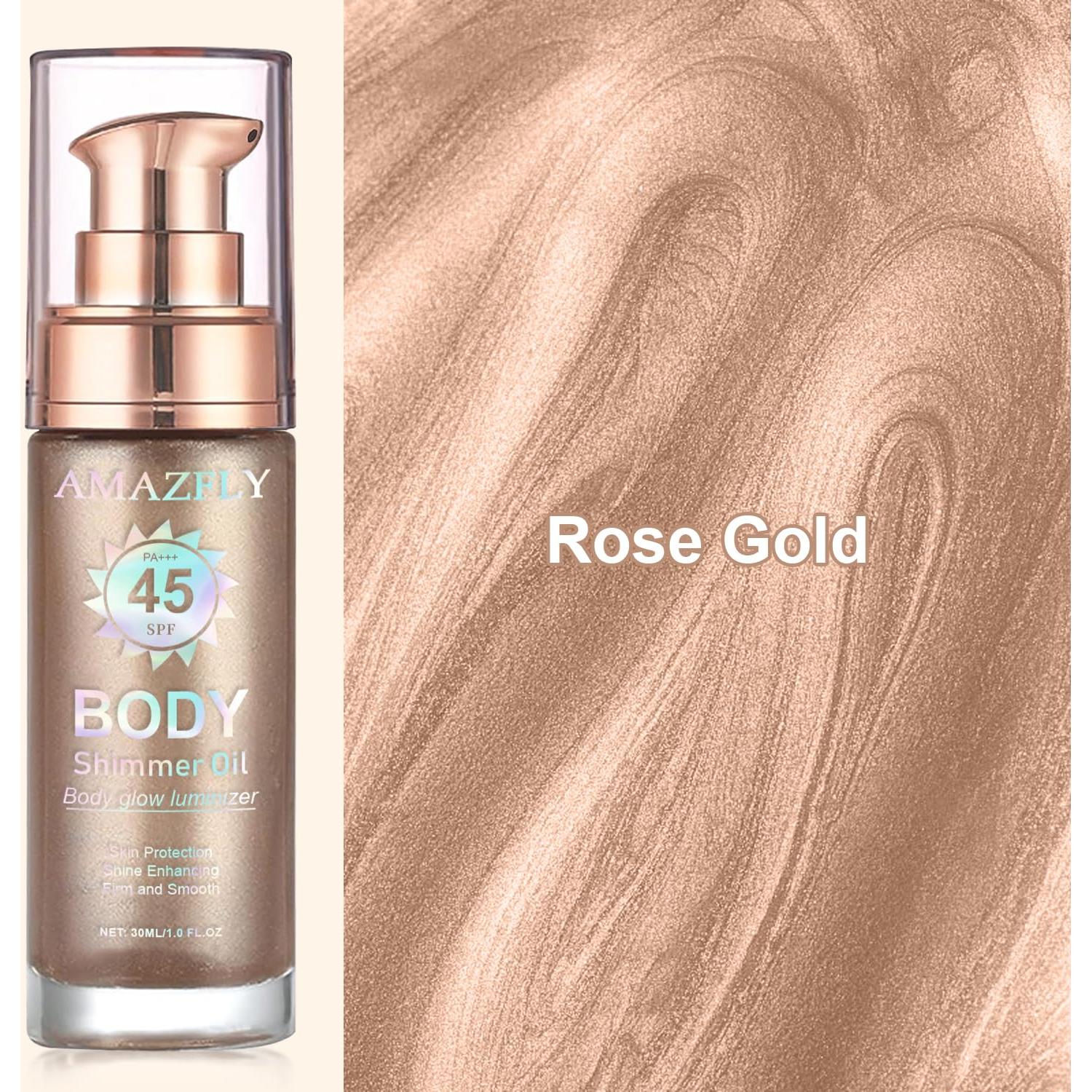 Aceite Corporal Brillante LemonSac SPF 45 132g Oro Rosa