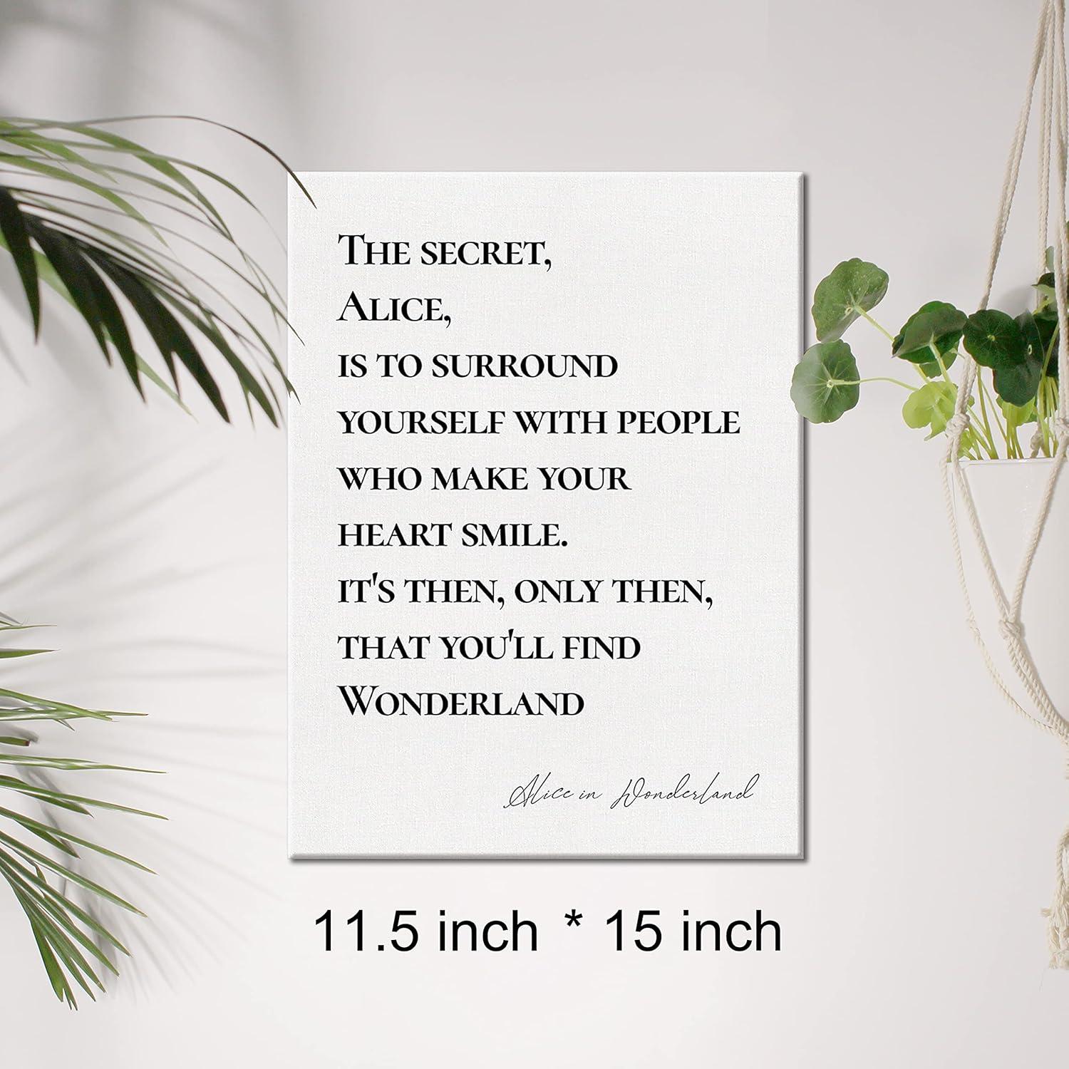 Arte de Pared en Lienzo Cita Inspiradora 30x38 cm JerLoe