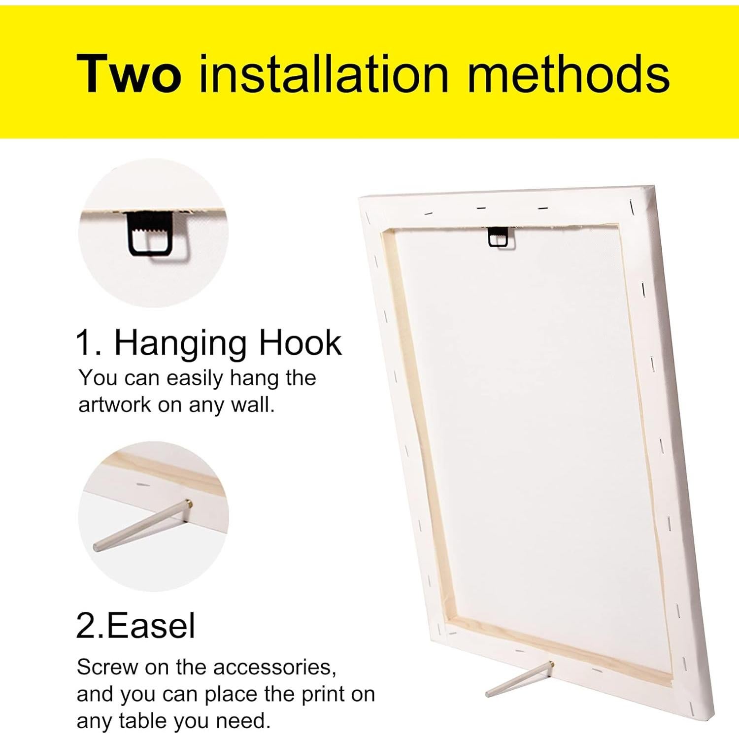 Arte de Pared en Lienzo Cita Inspiradora 30x38 cm JerLoe