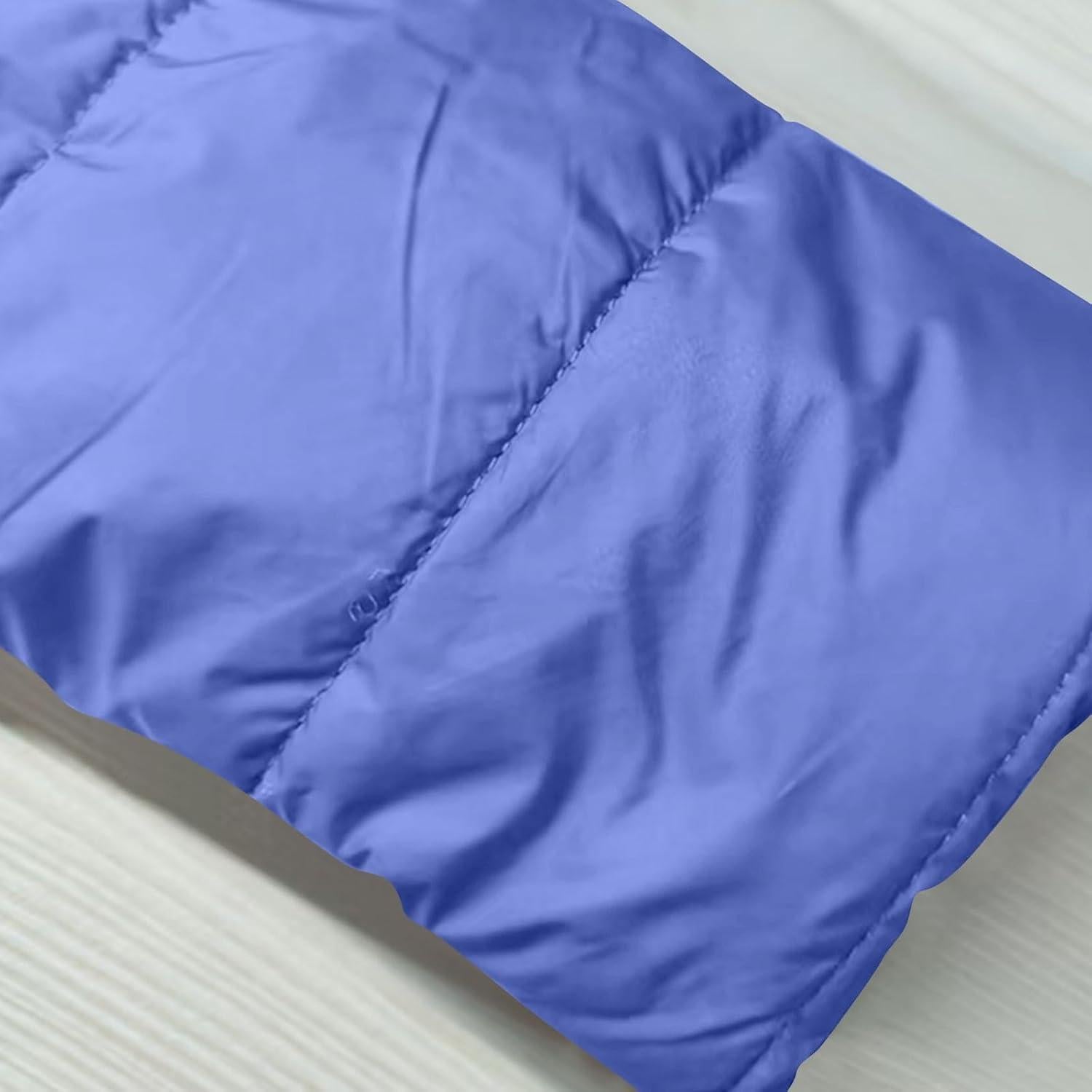 Abrigo de Invierno TANGNADE Mujer 3XL Forrado Sherpa Azul