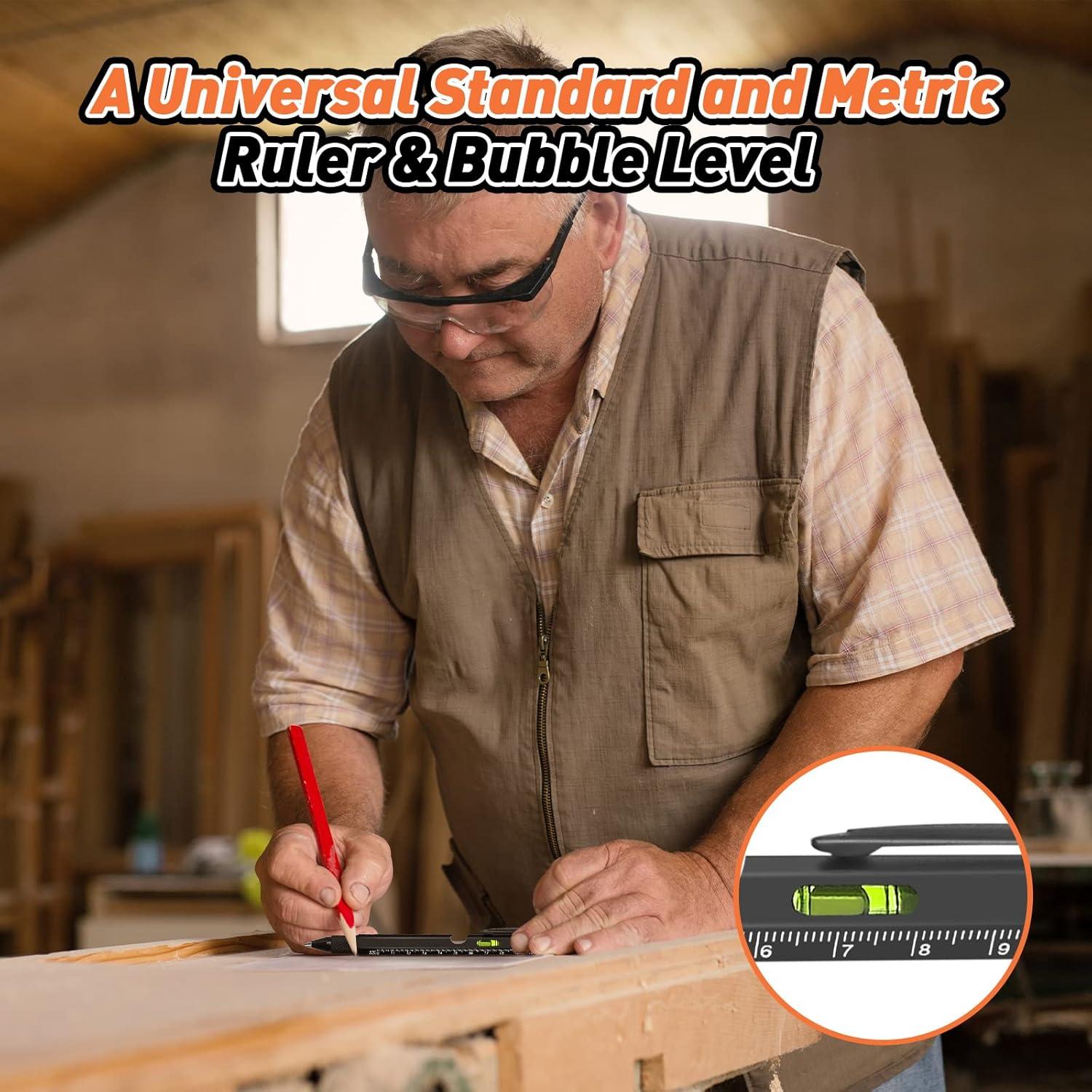 Set de Bolígrafos Multiherramienta 9 en 1 KEZKALS - Regalos Prácticos