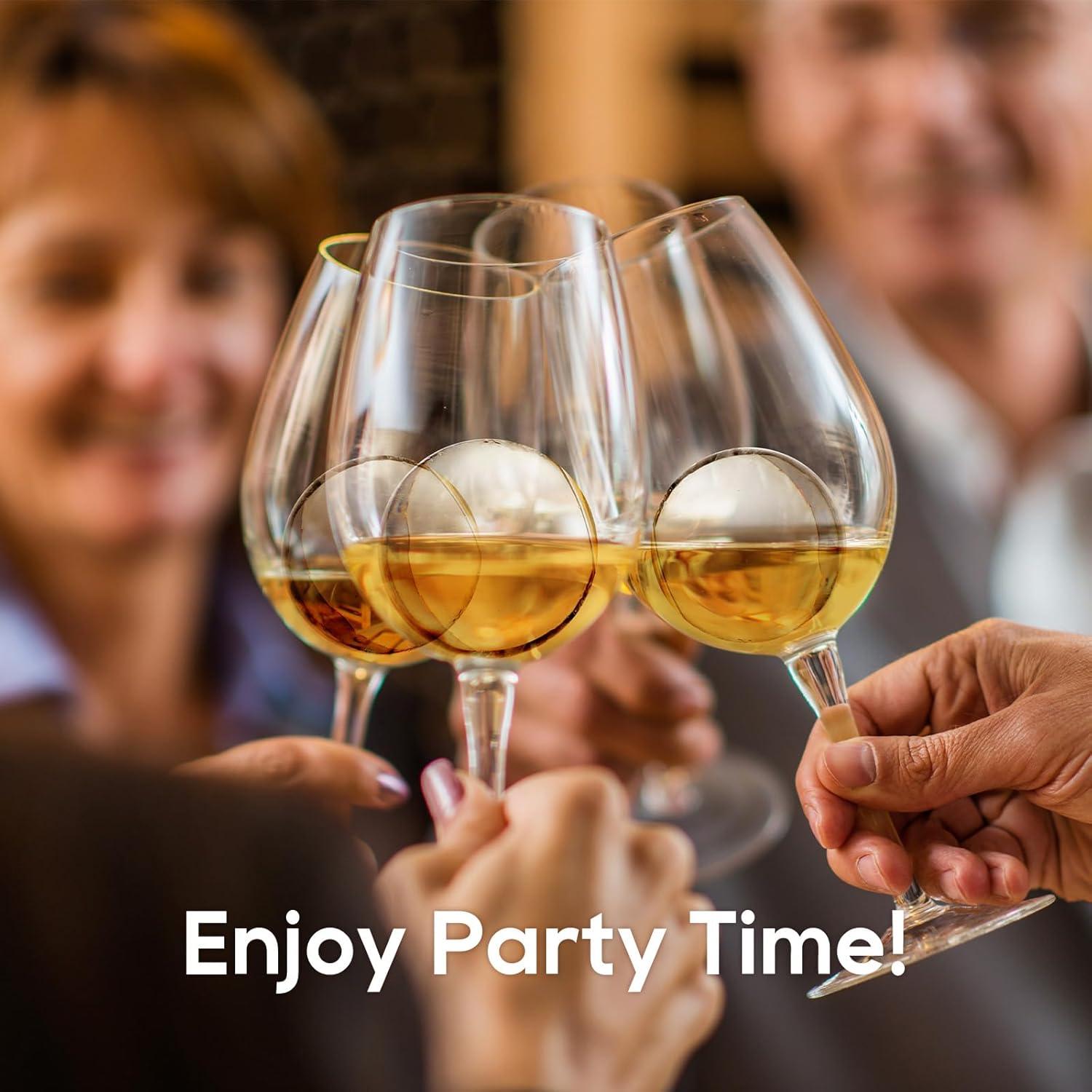 Molde para Hielo en Bola Mooues, 8 Esferas de 5 cm para Whisky