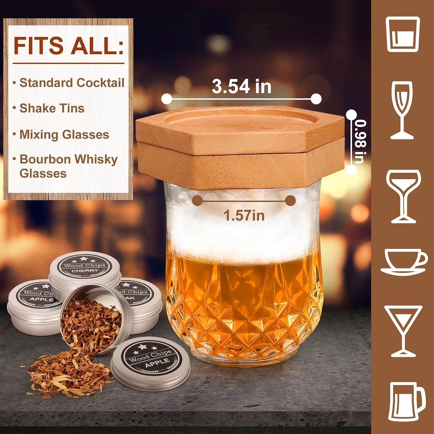Kit de Ahumador de Cócteles WEICHA para Whiskey y Bourbon