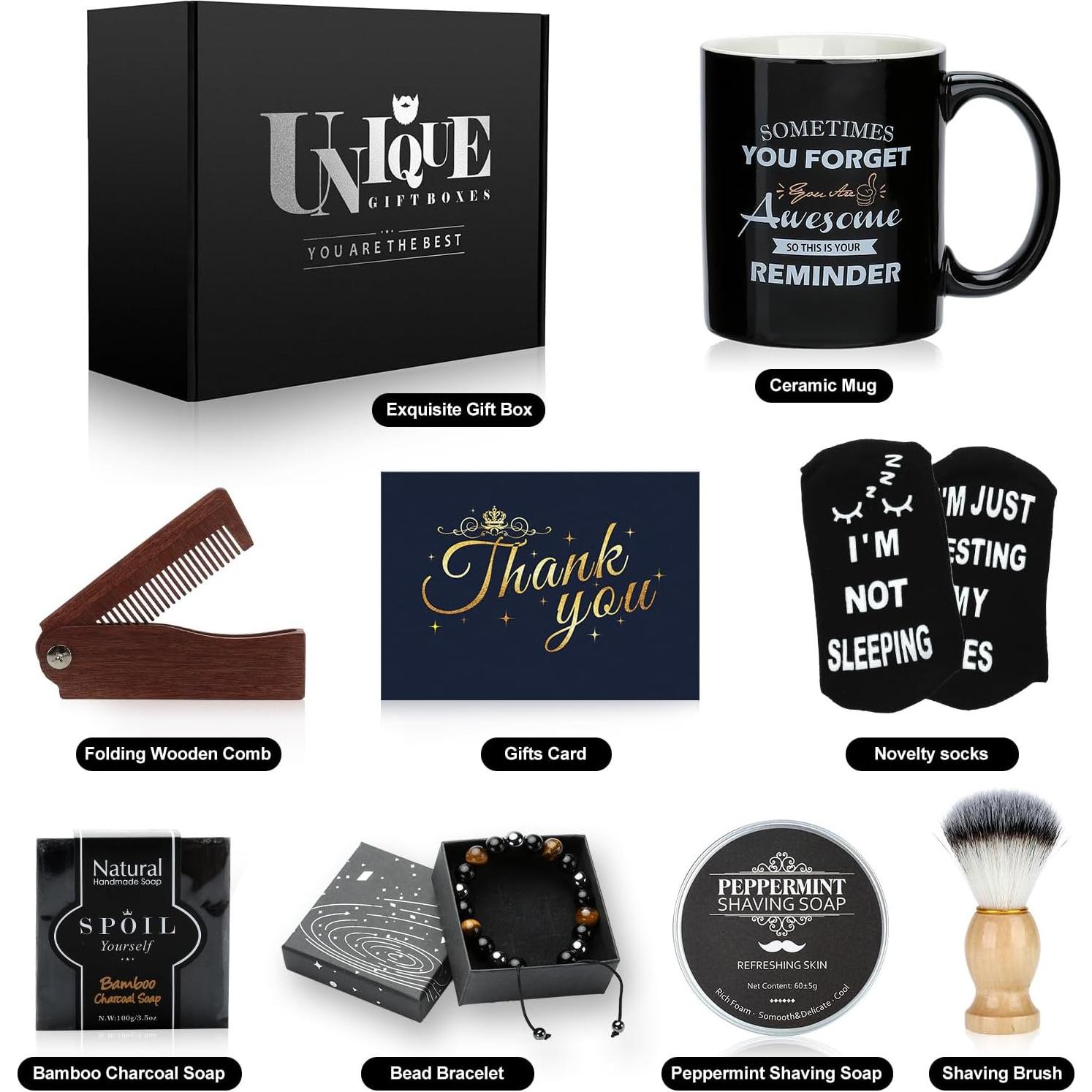 Set de Regalo de Cumpleaños para Hombres Sovyime - 9 Piezas