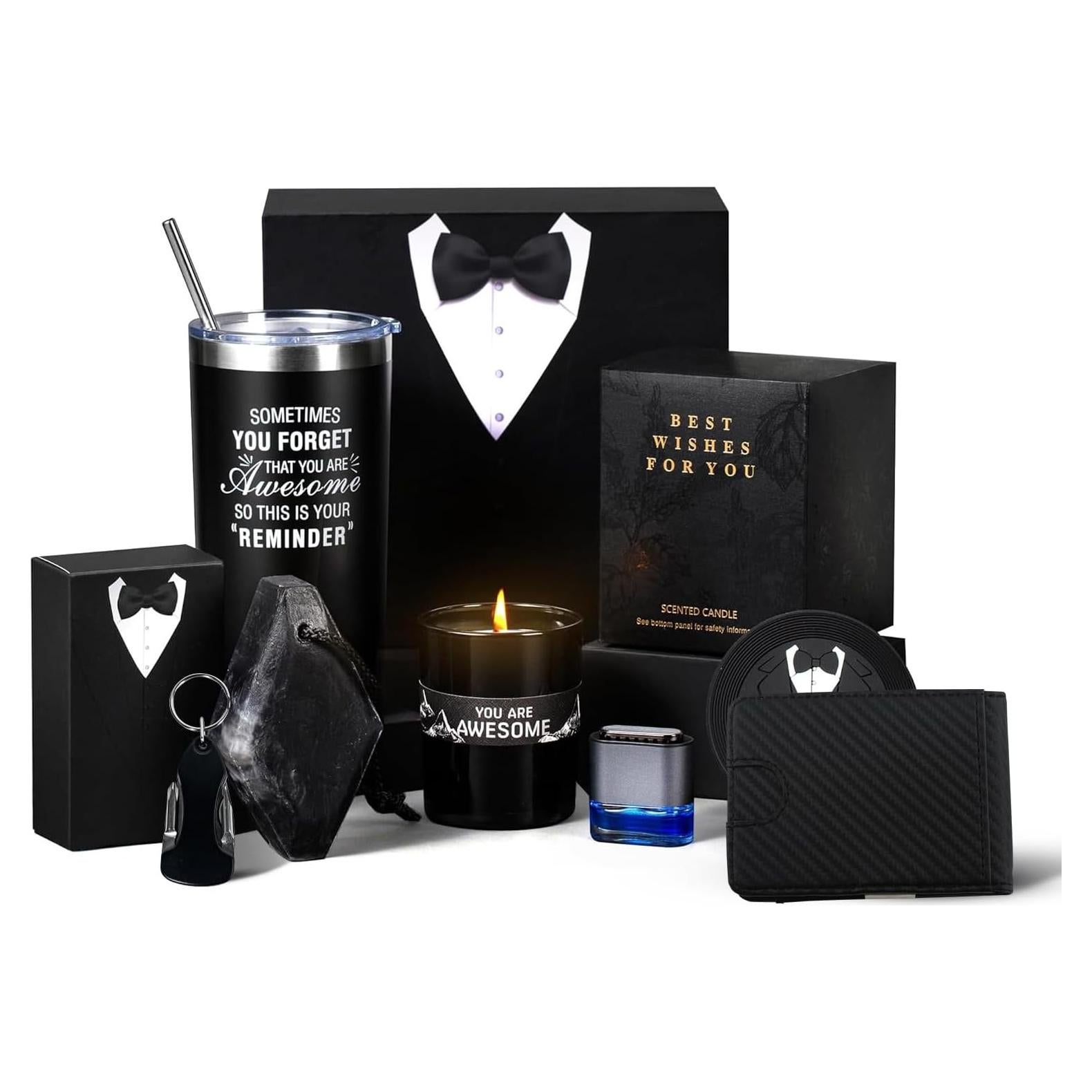 Cesta de Regalo Premium para Hombres - 8 Piezas BVHDIA