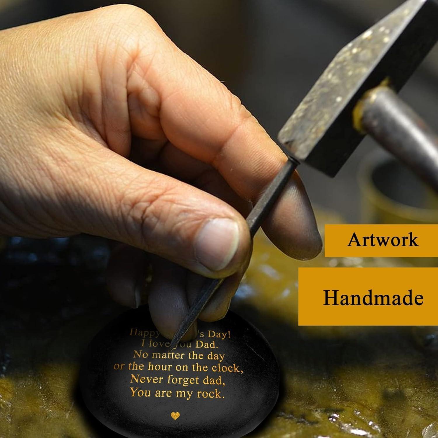 Piedra Decorativa Grabada VELENTI para el Día del Padre