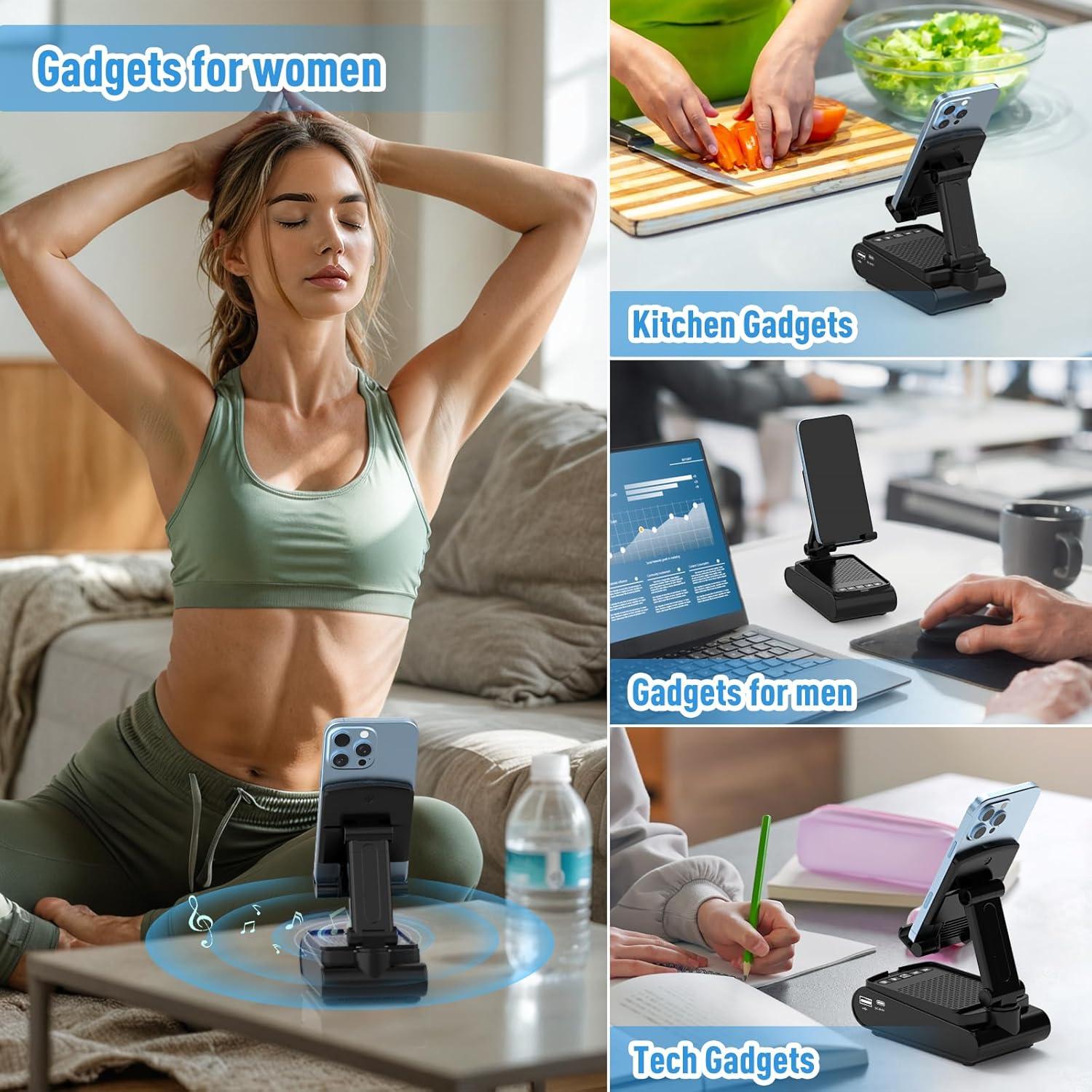 Soporte para Teléfono y Altavoz Bluetooth GLOPUS F25 - 10m