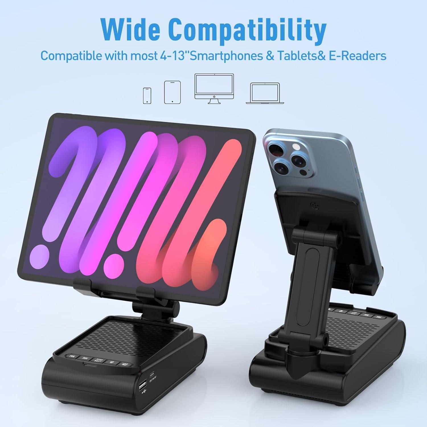 Soporte para Teléfono y Altavoz Bluetooth GLOPUS F25 - 10m