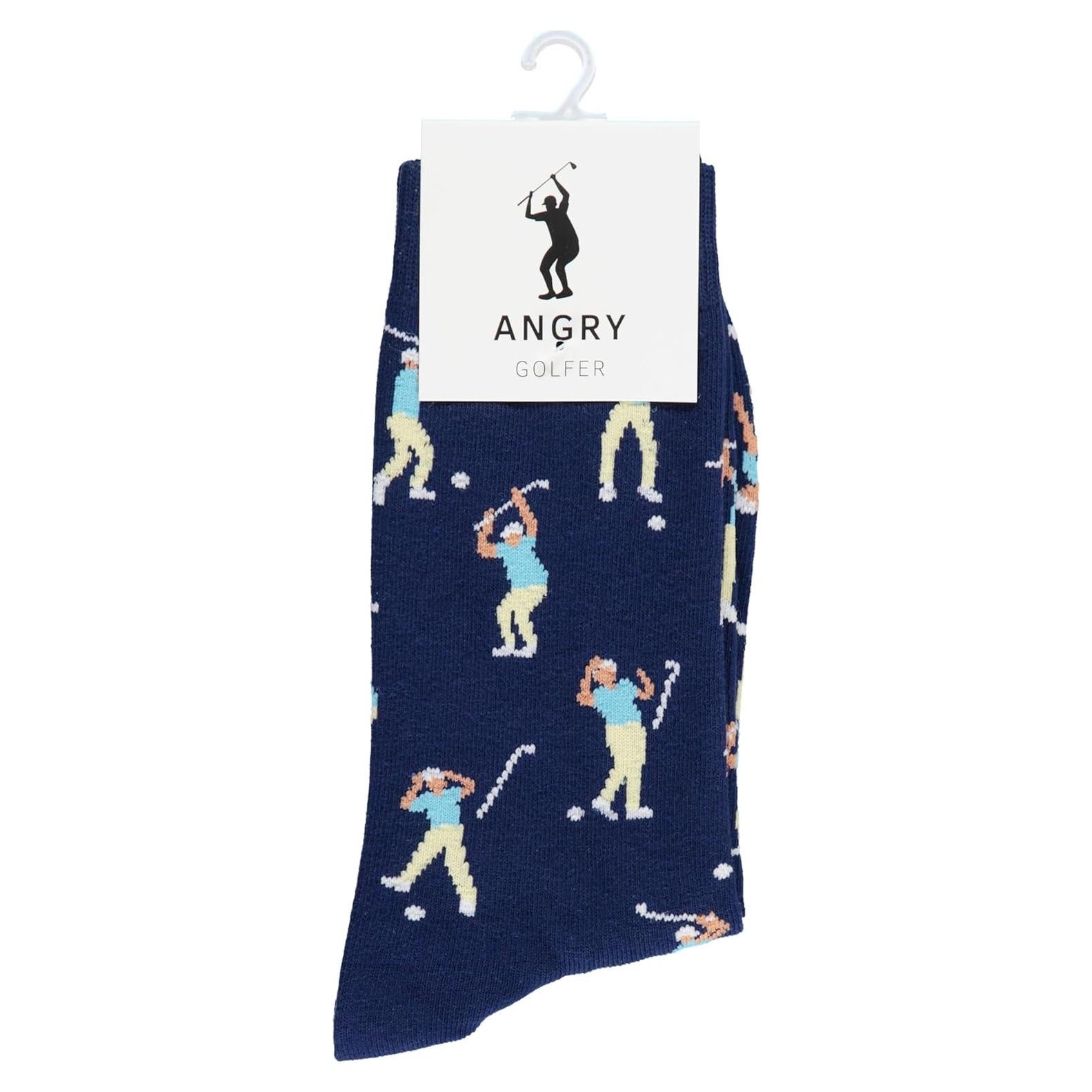 Calcetines de Golf Divertidos para Hombres Talla Única 41-46