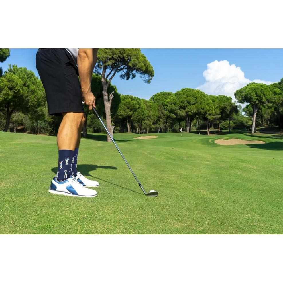 Calcetines de Golf Divertidos para Hombres Talla Única 41-46
