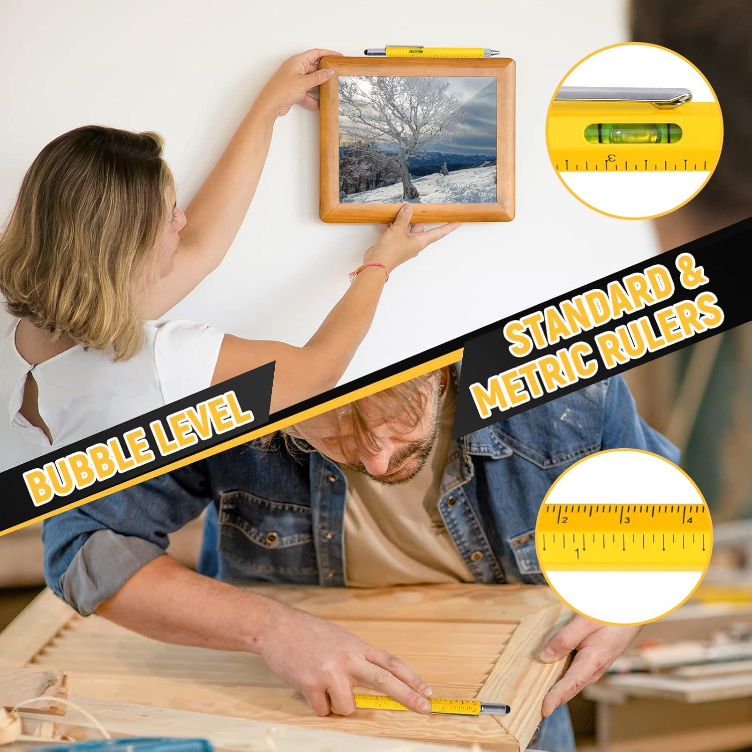 Bolígrafo Multiherramienta BIIB Amarillo 5 Piezas DIY