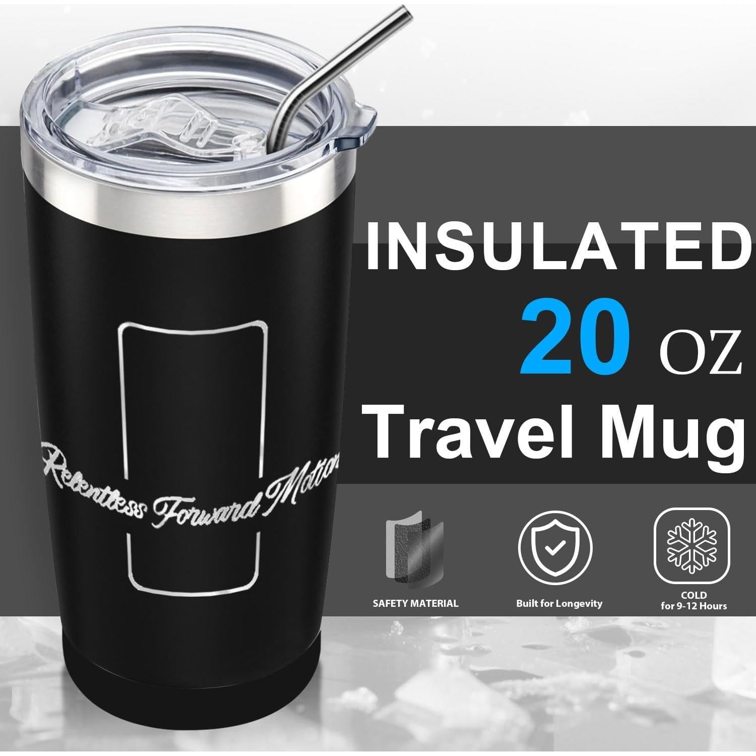 Caja de Regalo para Hombres LYHOME - Cumpleaños, 20oz, Negro