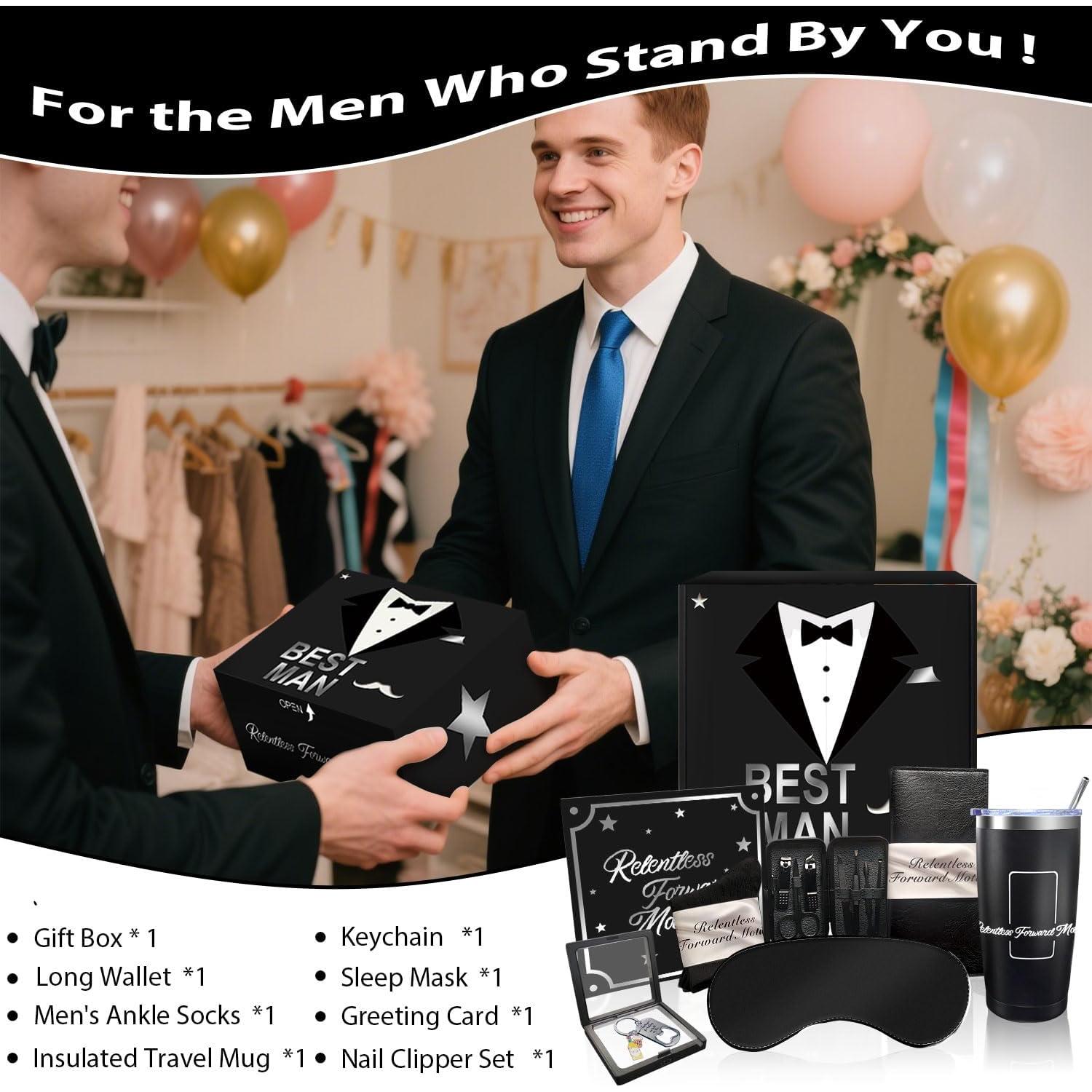 Caja de Regalo para Hombres LYHOME - Cumpleaños, 20oz, Negro