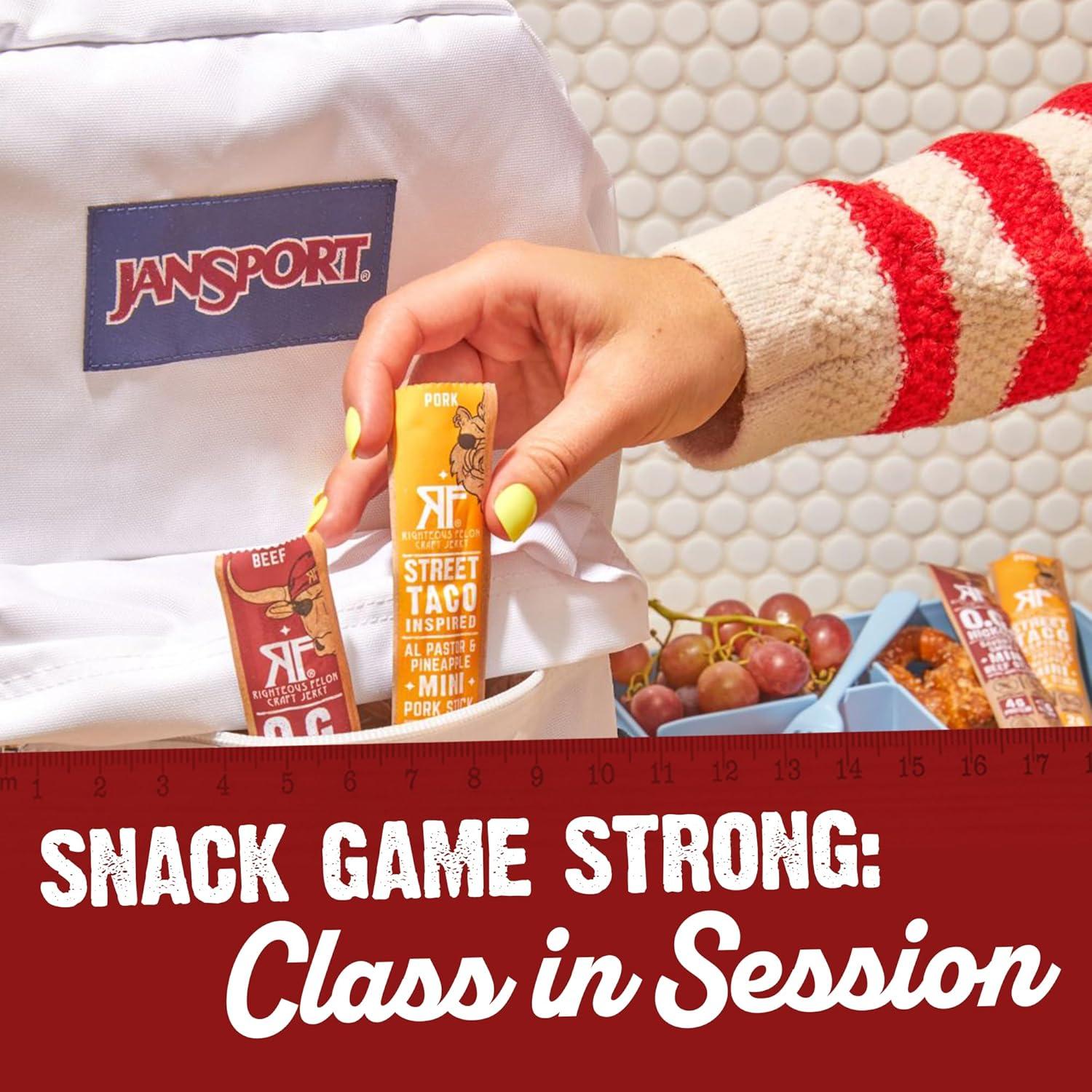 Paquete Variado de Beef Jerky Righteous Felon 622g Sin Gluten