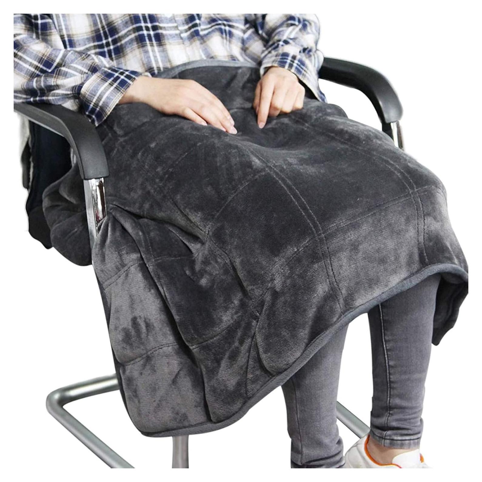 Manta con peso MAXTID 3.6 kg 99x58 cm Terciopelo Gris