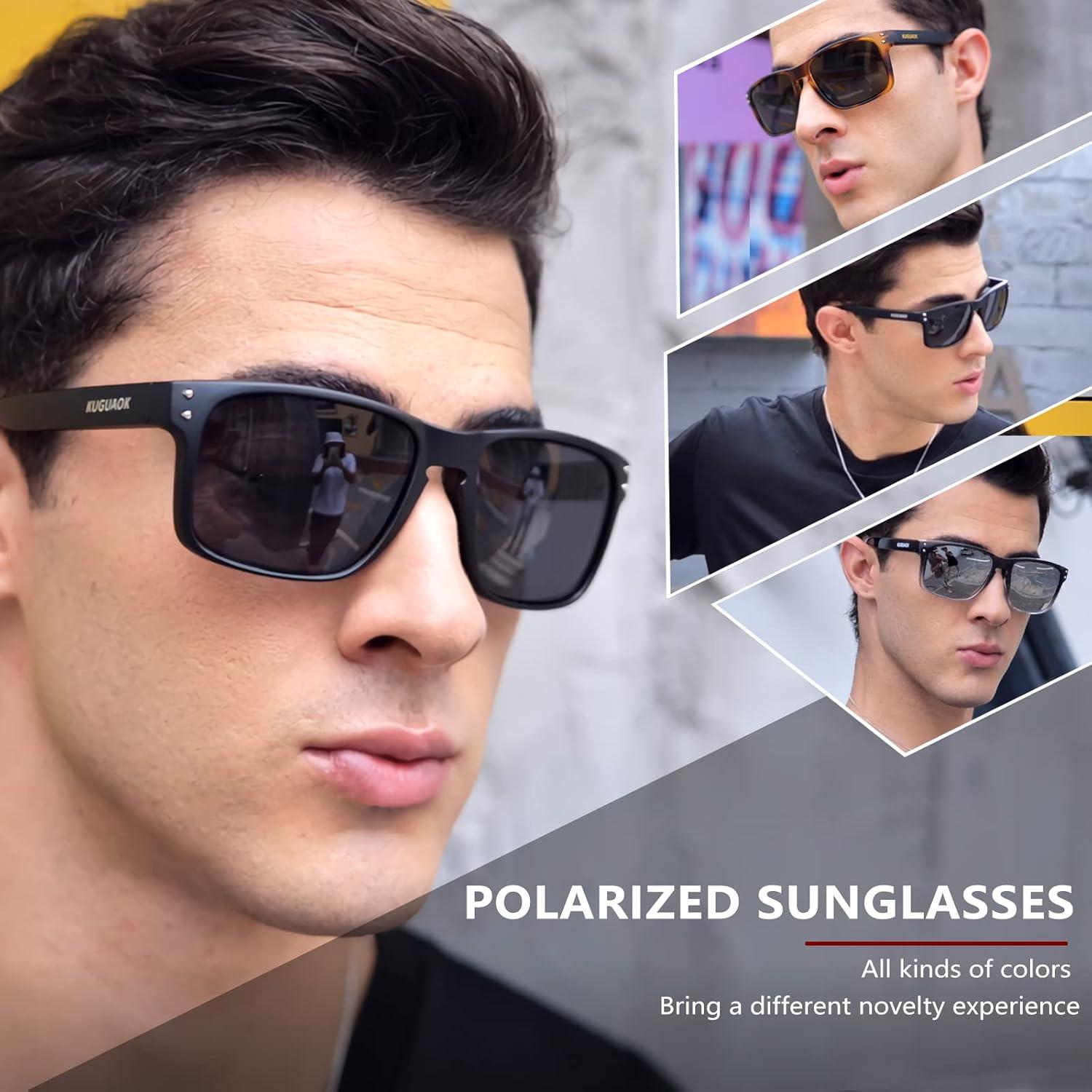 Gafas de sol polarizadas KUGUAOK unisex mate UV400 - 2 colores