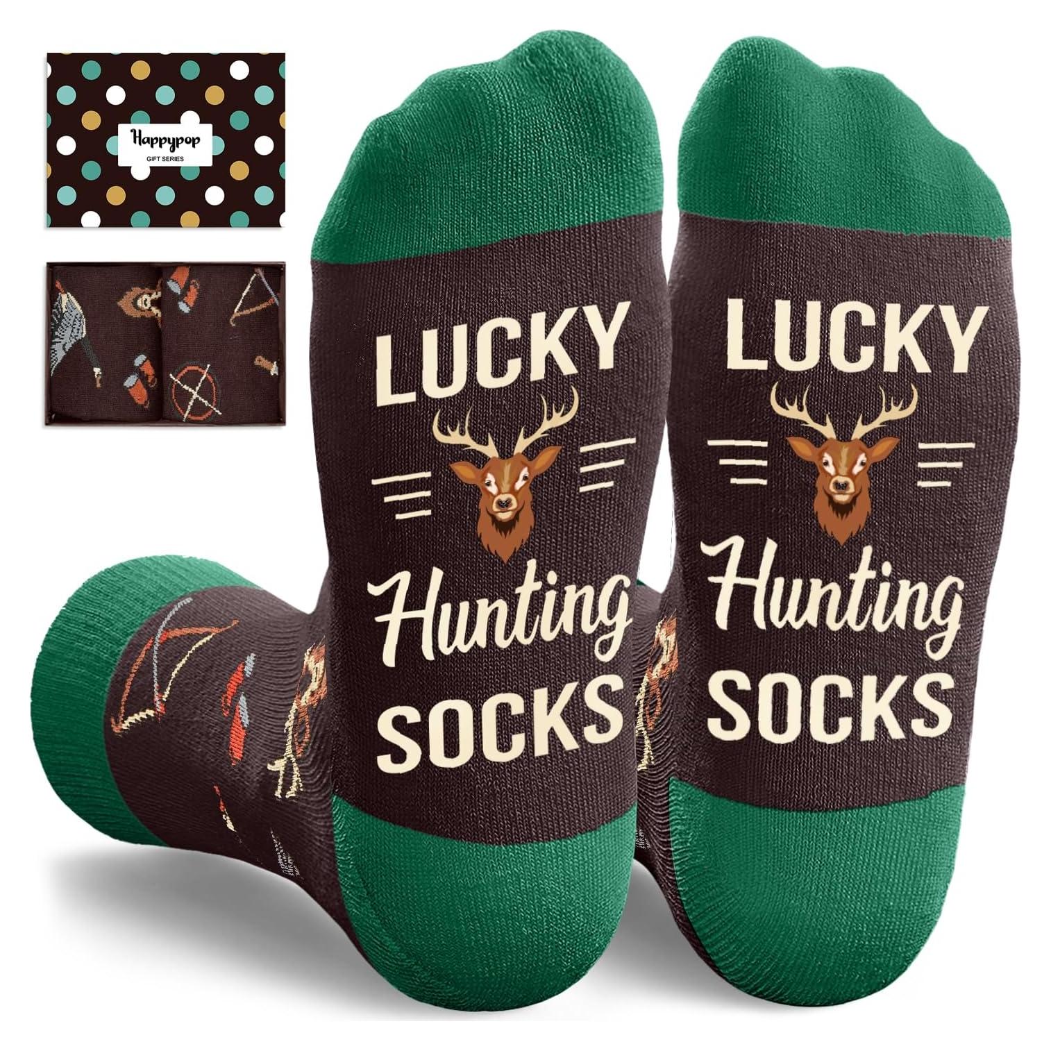 Calcetines de Caza Suertudos HAPPYPOP para Hombres y Mujeres - Talla 38-48