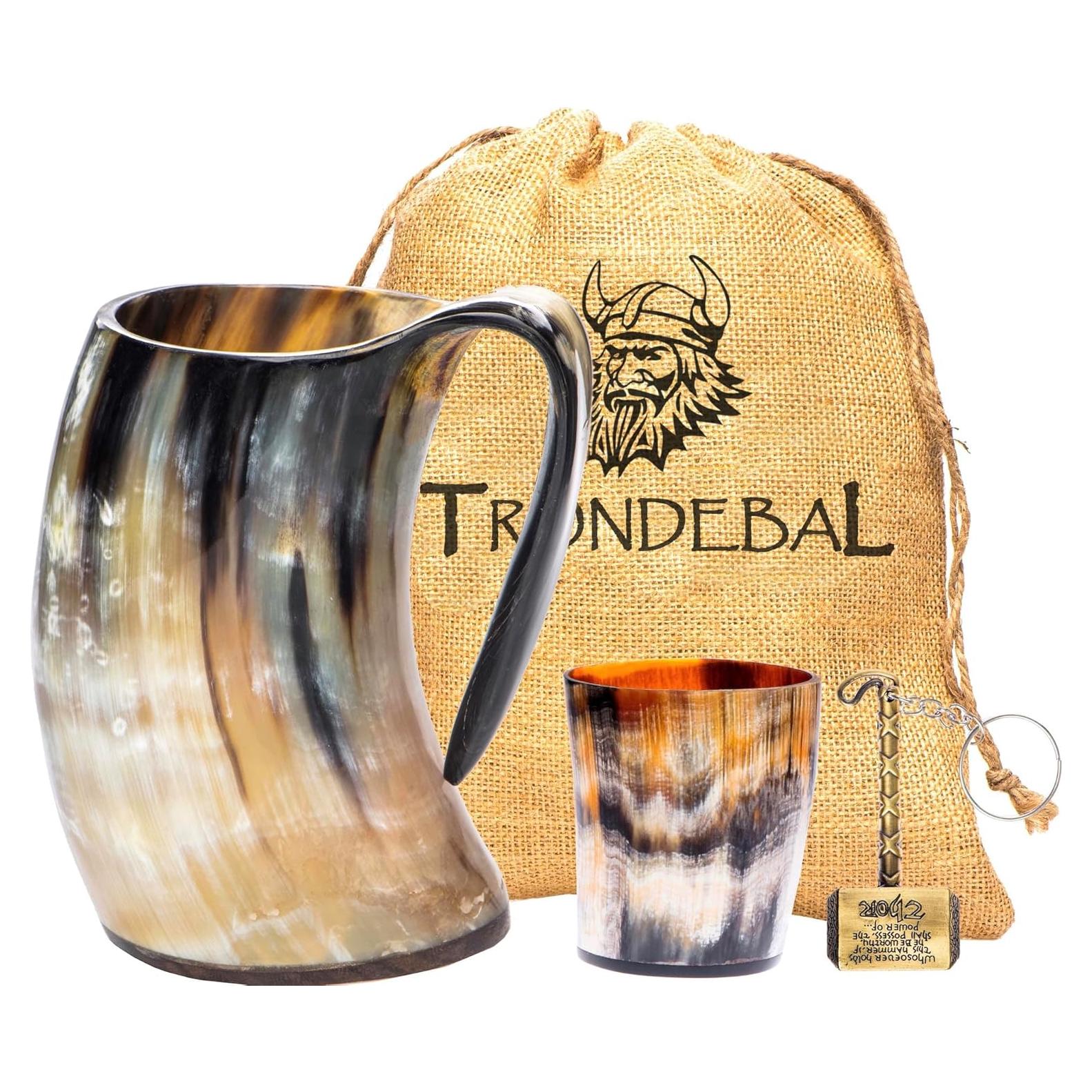 Taza de Cuerno TrondebaL 590 ml - Regalo Único para Hombres