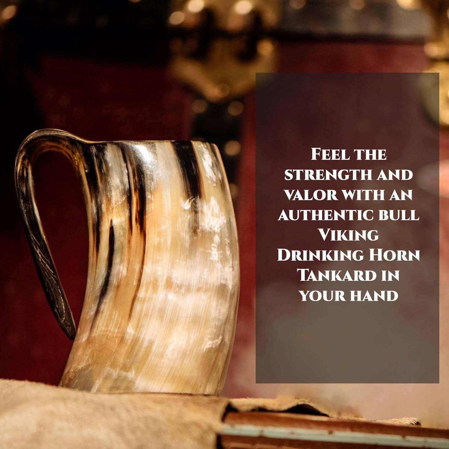 Taza de Cuerno TrondebaL 590 ml - Regalo Único para Hombres