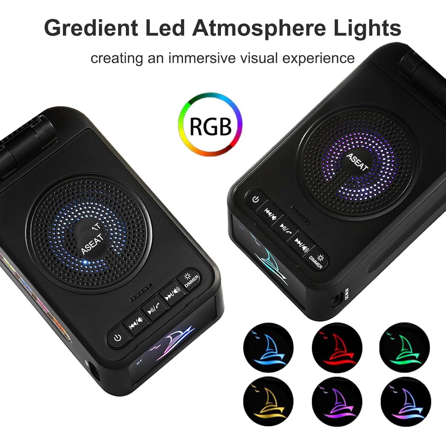 Soporte para Teléfono Móvil ASEAT F20-Pro con Altavoz Bluetooth