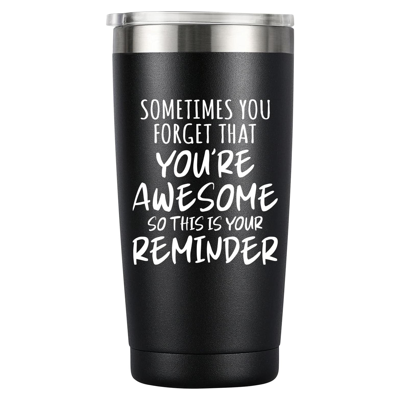 Vaso Térmico MASGALACC 20oz Negro Motivacional