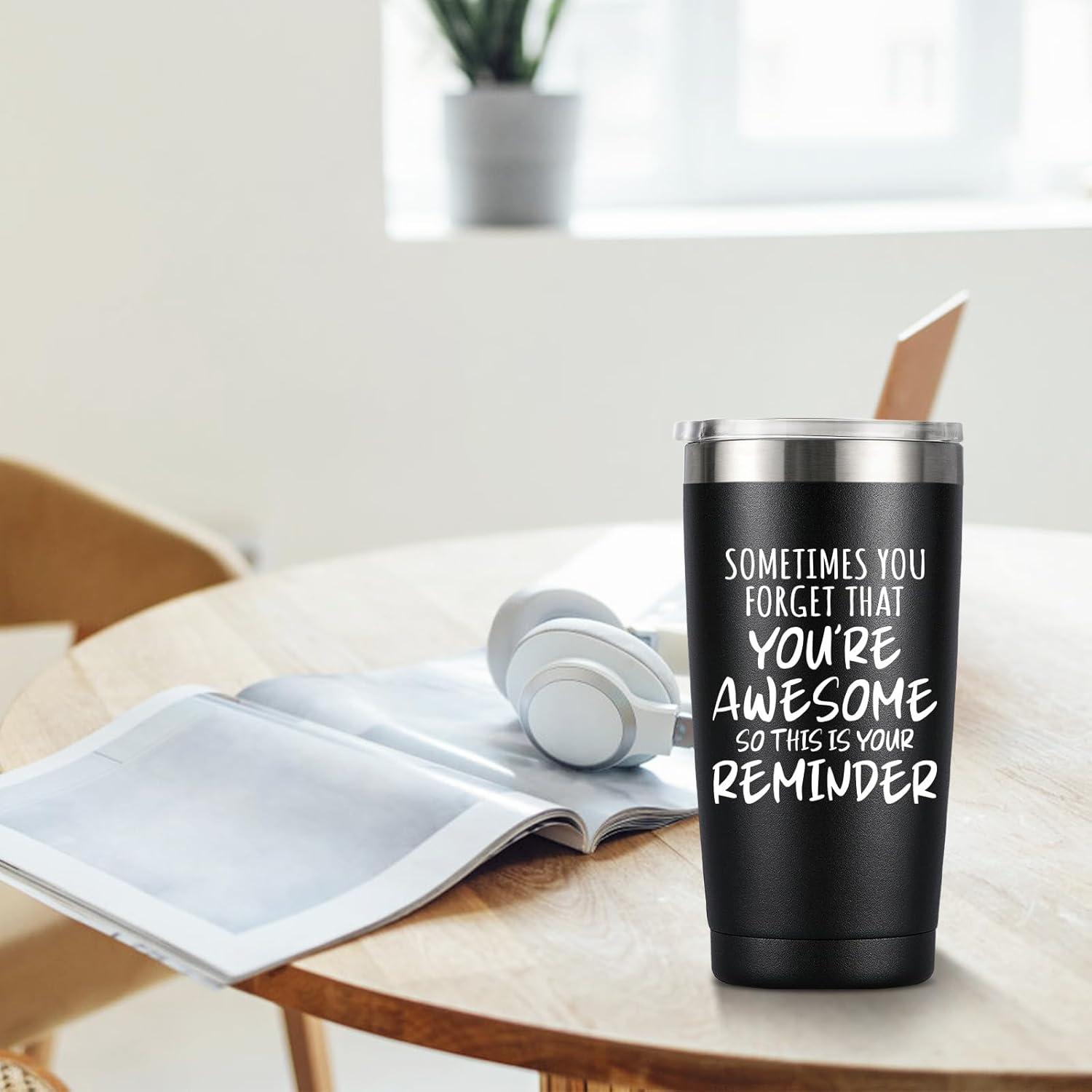 Vaso Térmico MASGALACC 20oz Negro Motivacional