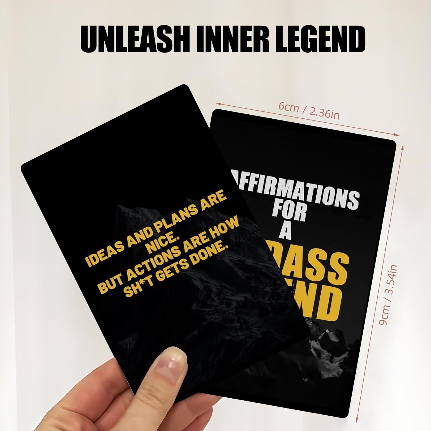 Tarjetas de Afirmación Motivacionales GiftNest - Regalos Únicos para Hombres