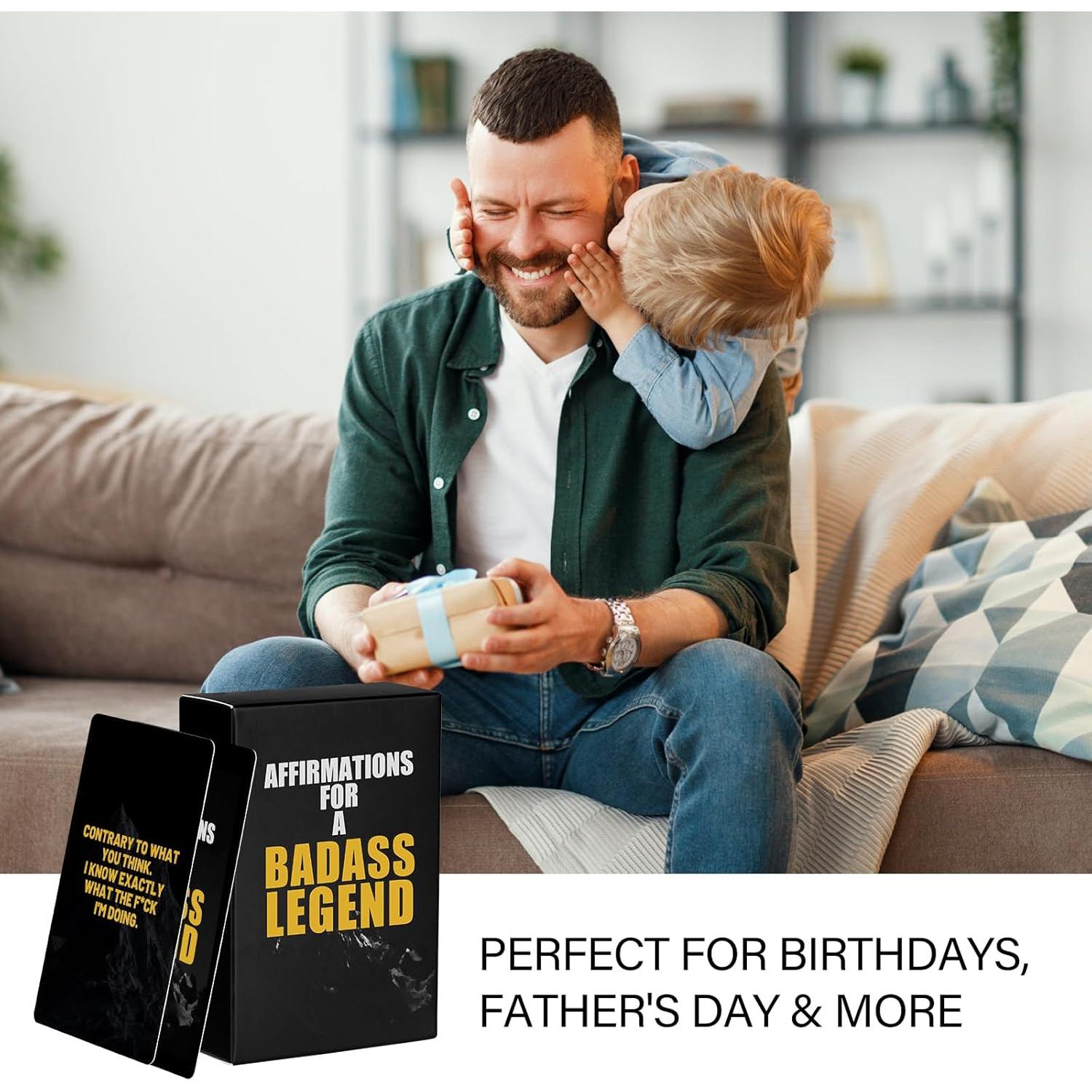 Tarjetas de Afirmación Motivacionales GiftNest - Regalos Únicos para Hombres