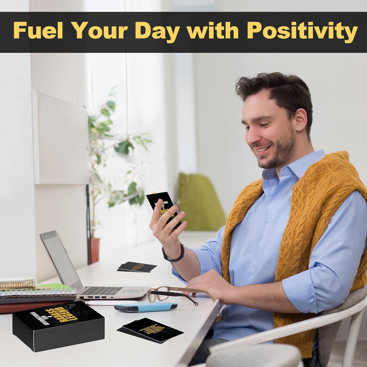 Tarjetas de Afirmación Motivacionales GiftNest - Regalos Únicos para Hombres