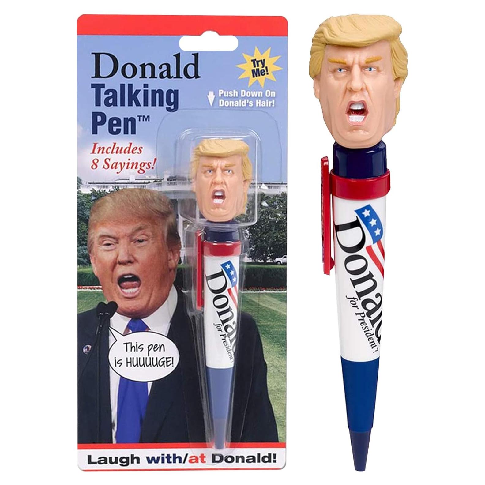 Bolígrafo Hablante Donald - 8 Frases Auténticas - Regalo Divertido