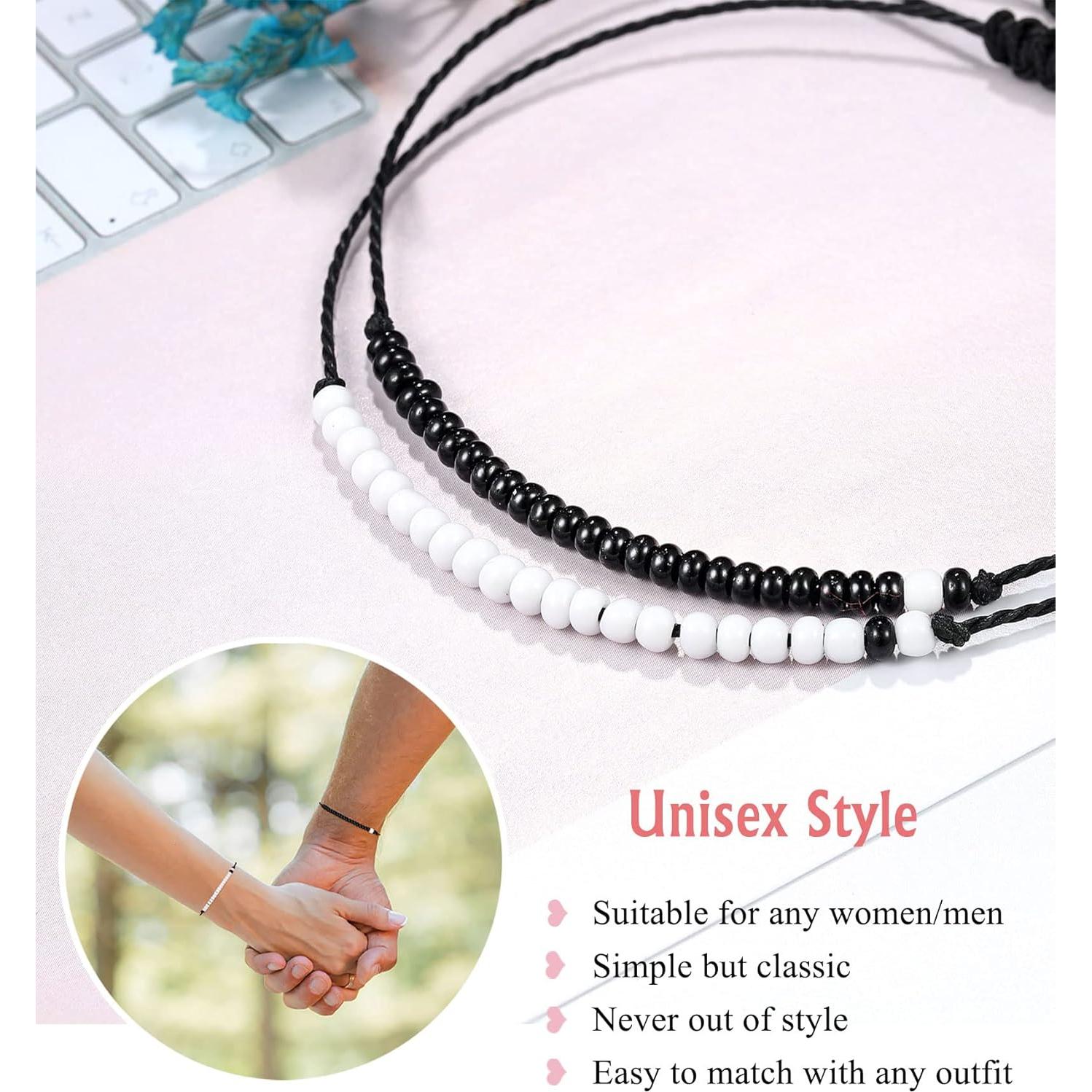 Pulsera Promesa de Meñique UNGENT para Parejas - Nylon Ajustable