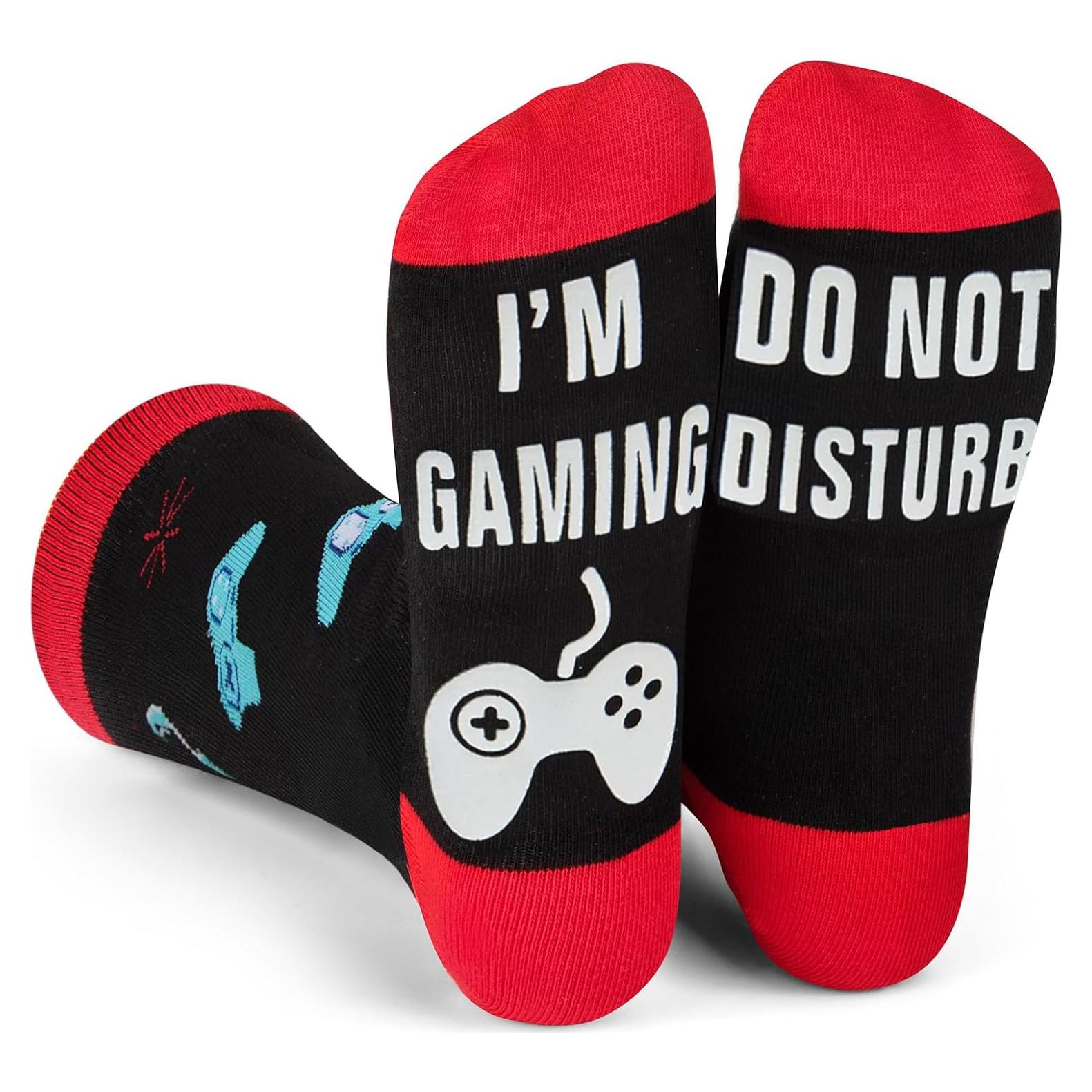 Calcetines Divertidos Antideslizantes para Gamer - Wz-01