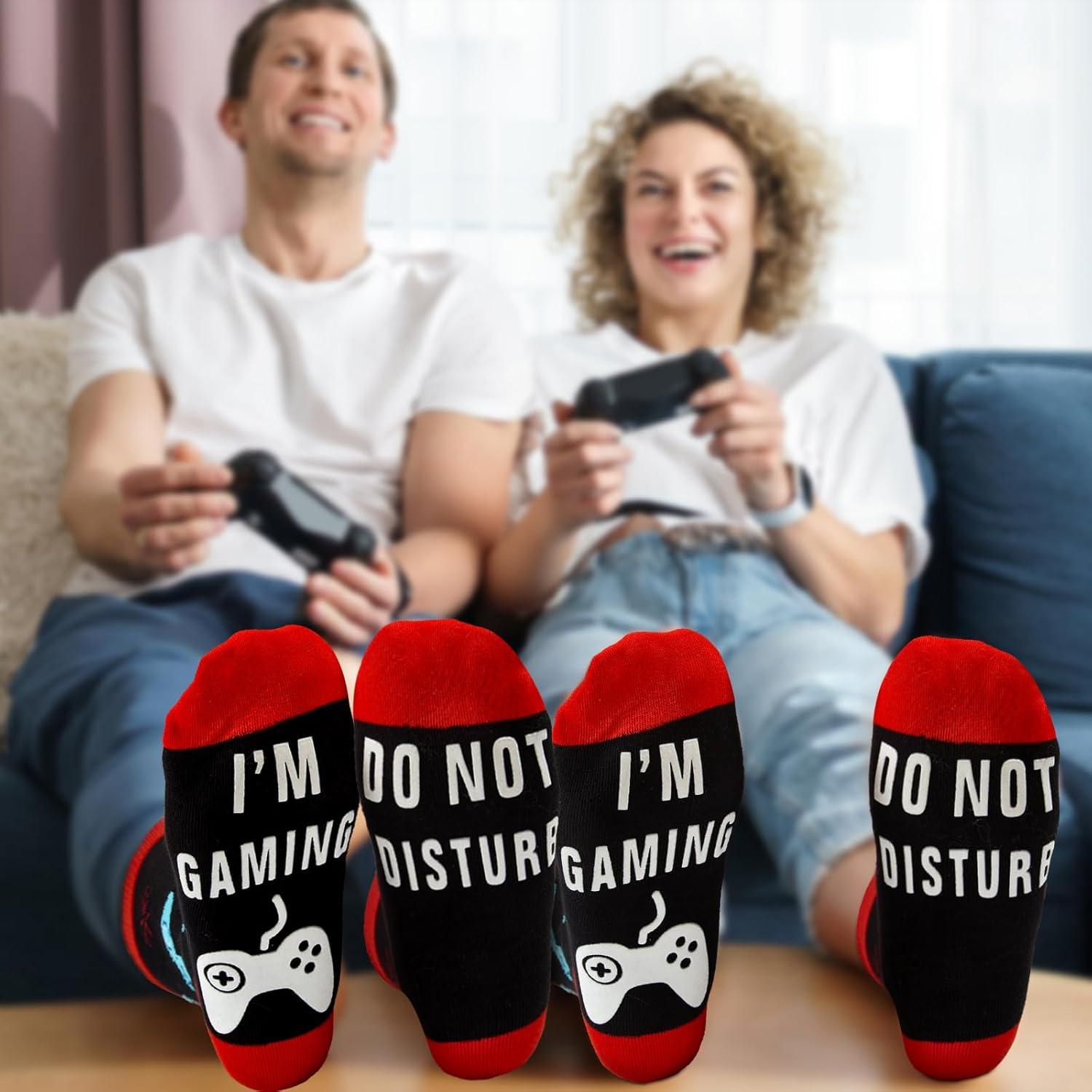 Calcetines Divertidos Antideslizantes para Gamer - Wz-01