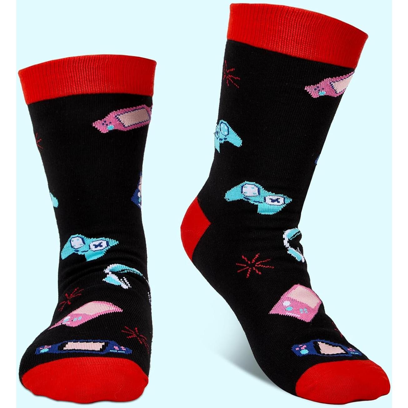 Calcetines Divertidos Antideslizantes para Gamer - Wz-01