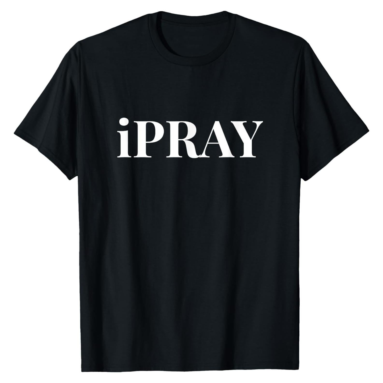 Camiseta I Pray para Hombres - 100% Algodón - Regalo Original