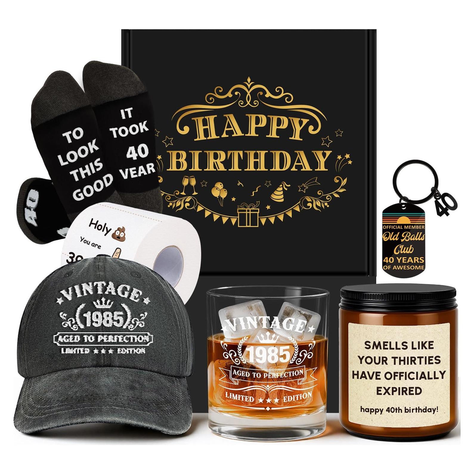 Conjunto de Regalos de Cumpleaños 40 para Hombres Giftota