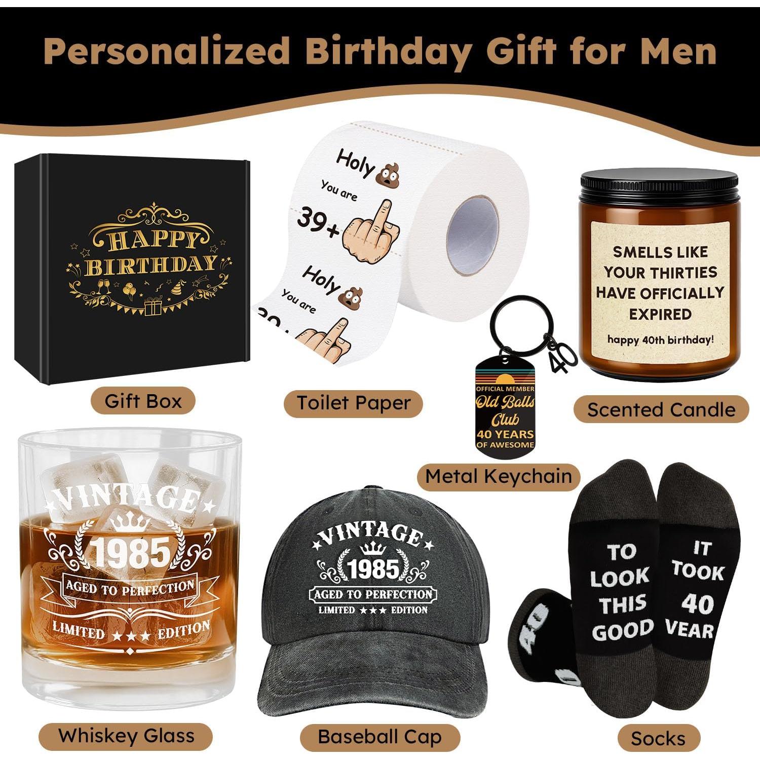 Conjunto de Regalos de Cumpleaños 40 para Hombres Giftota