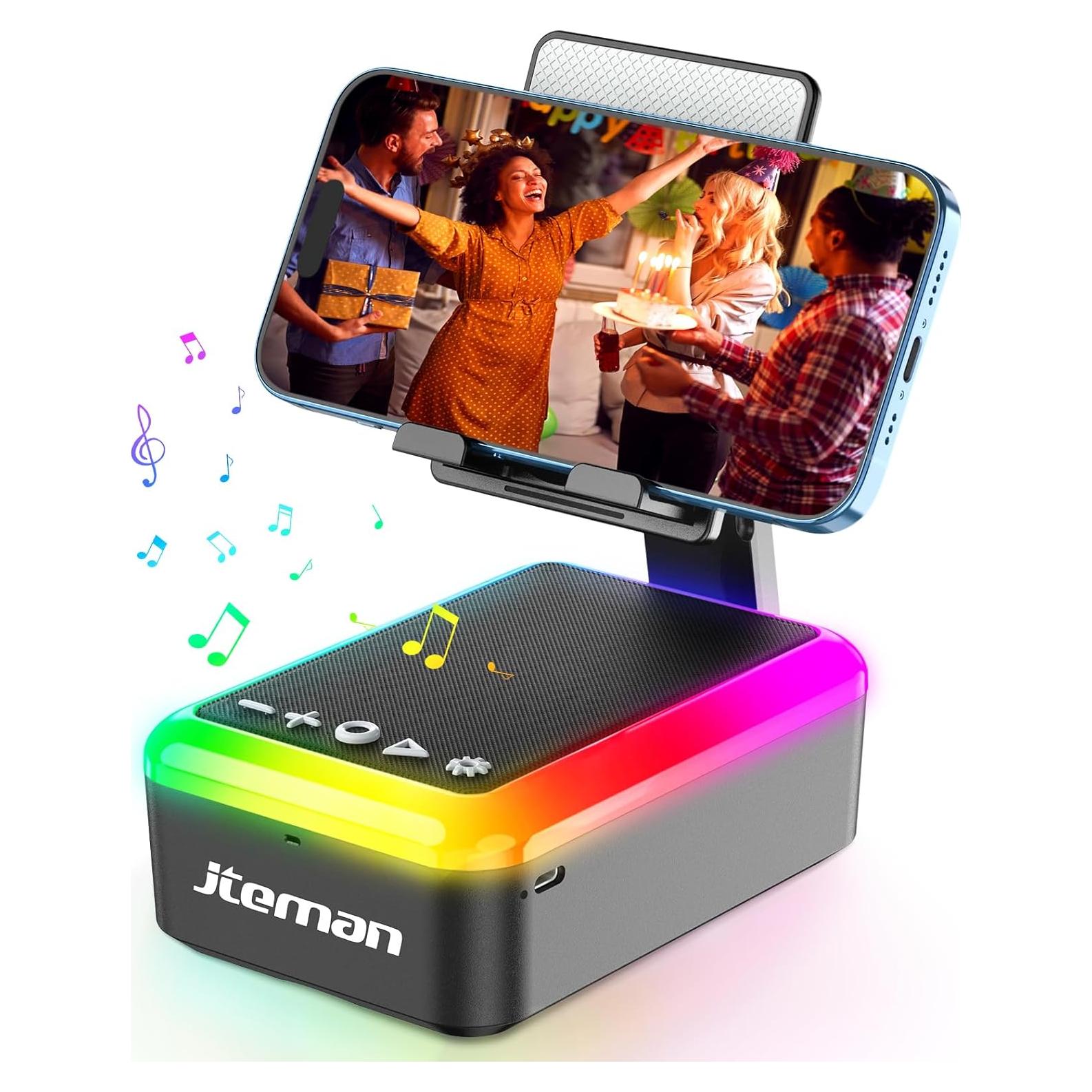 Soporte para Teléfono con Altavoz Bluetooth L35 Negro