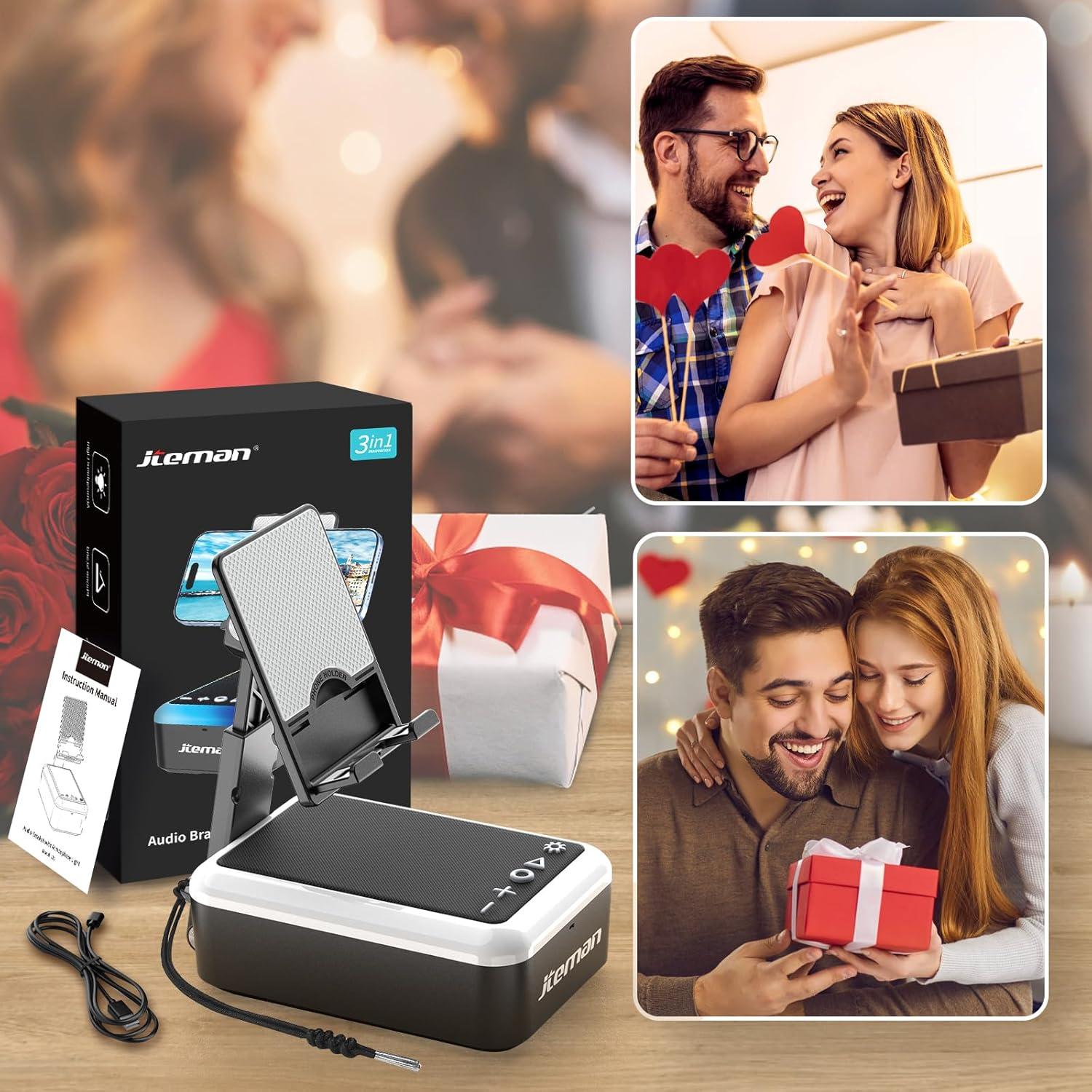 Soporte para Teléfono con Altavoz Bluetooth L35 Negro