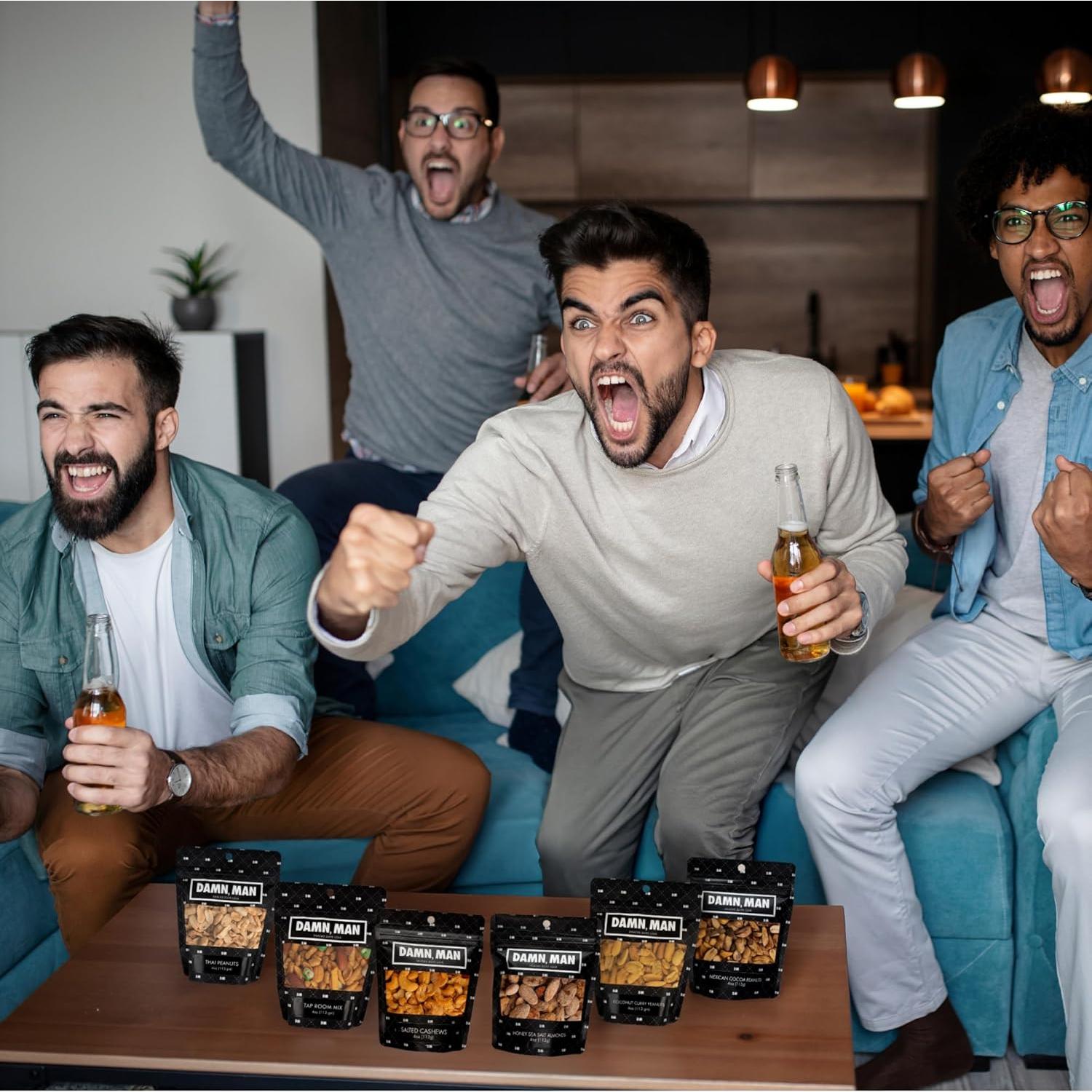 Caja de Regalo Gourmet de Nueces Sugar Plum 680g - 6 Sabores Únicos