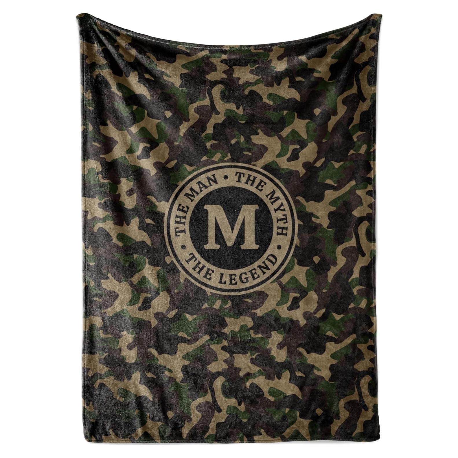Manta de Franela Personalizada Camuflaje Huglanket 127x165cm